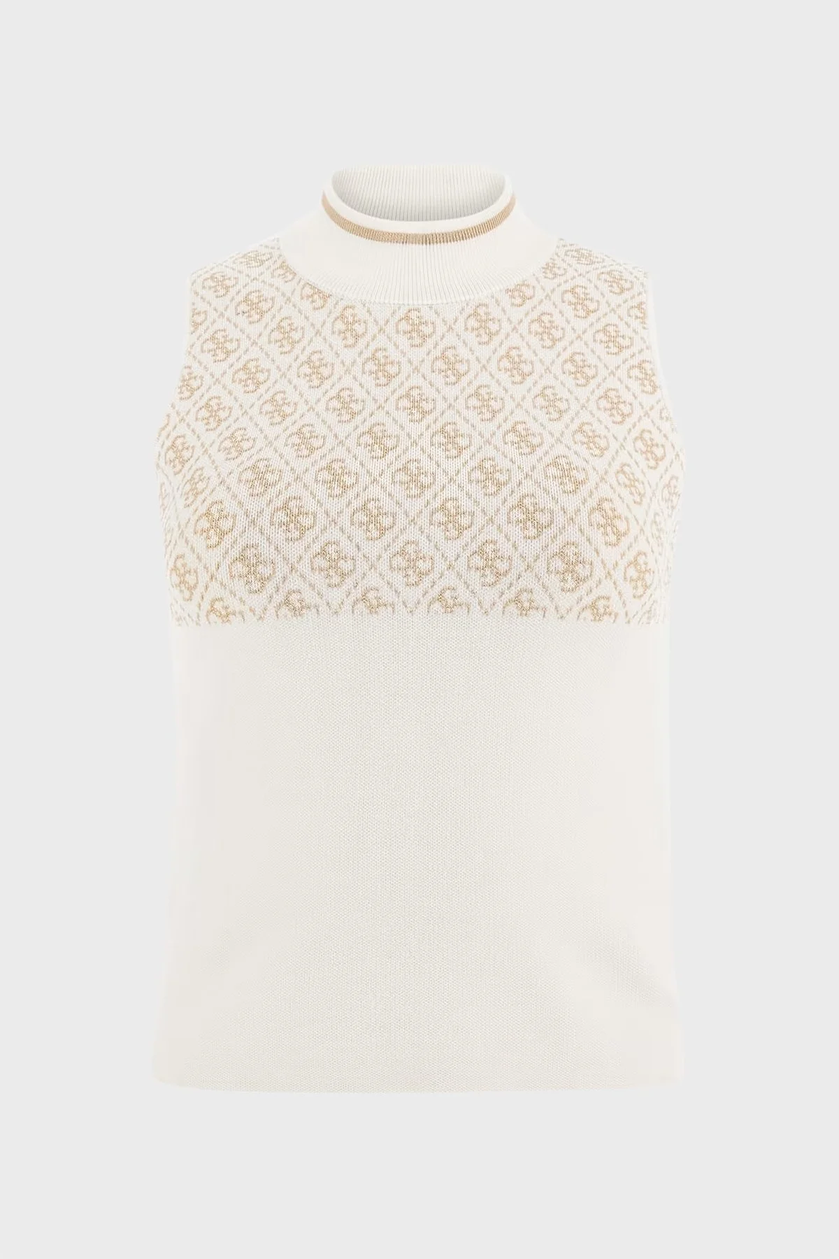 Guess Sl Rn Lise Logolu Slim Fit Triko W3YR26Z37K0 Bayan Kazak W3YR26 Z37K0 F1GL EKRU - 6