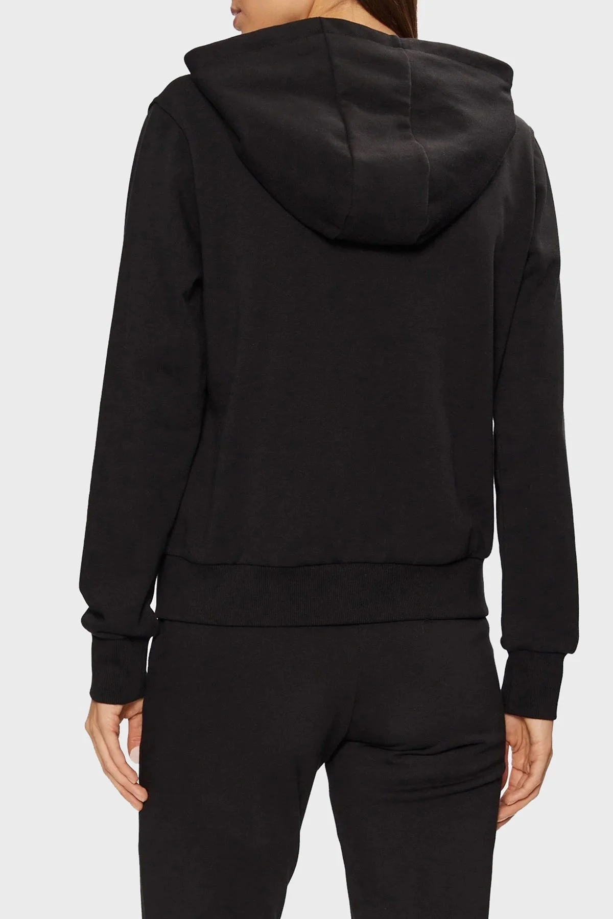 Guess Sofia Pamuklu Regular Fit Kapüşonlu O5RQ01KCO31 Bayan Sweat O5RQ01 KCO31 JBLK SİYAH - 8