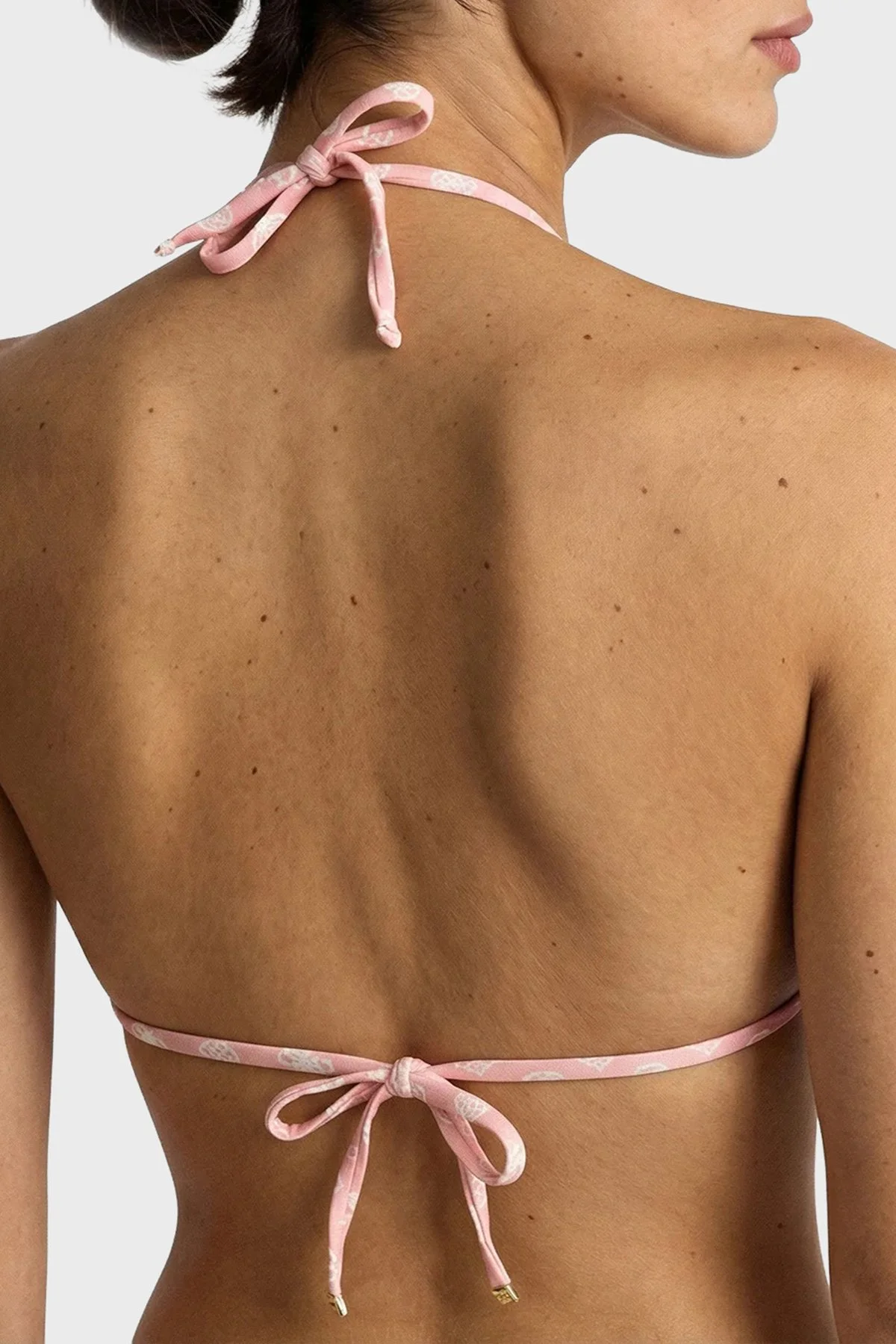 Guess Soleil Logolu Üçgen E6GJ08MC04R Bayan Bikini Üstü E6GJ08 MC04R PMKA BEJ - 3