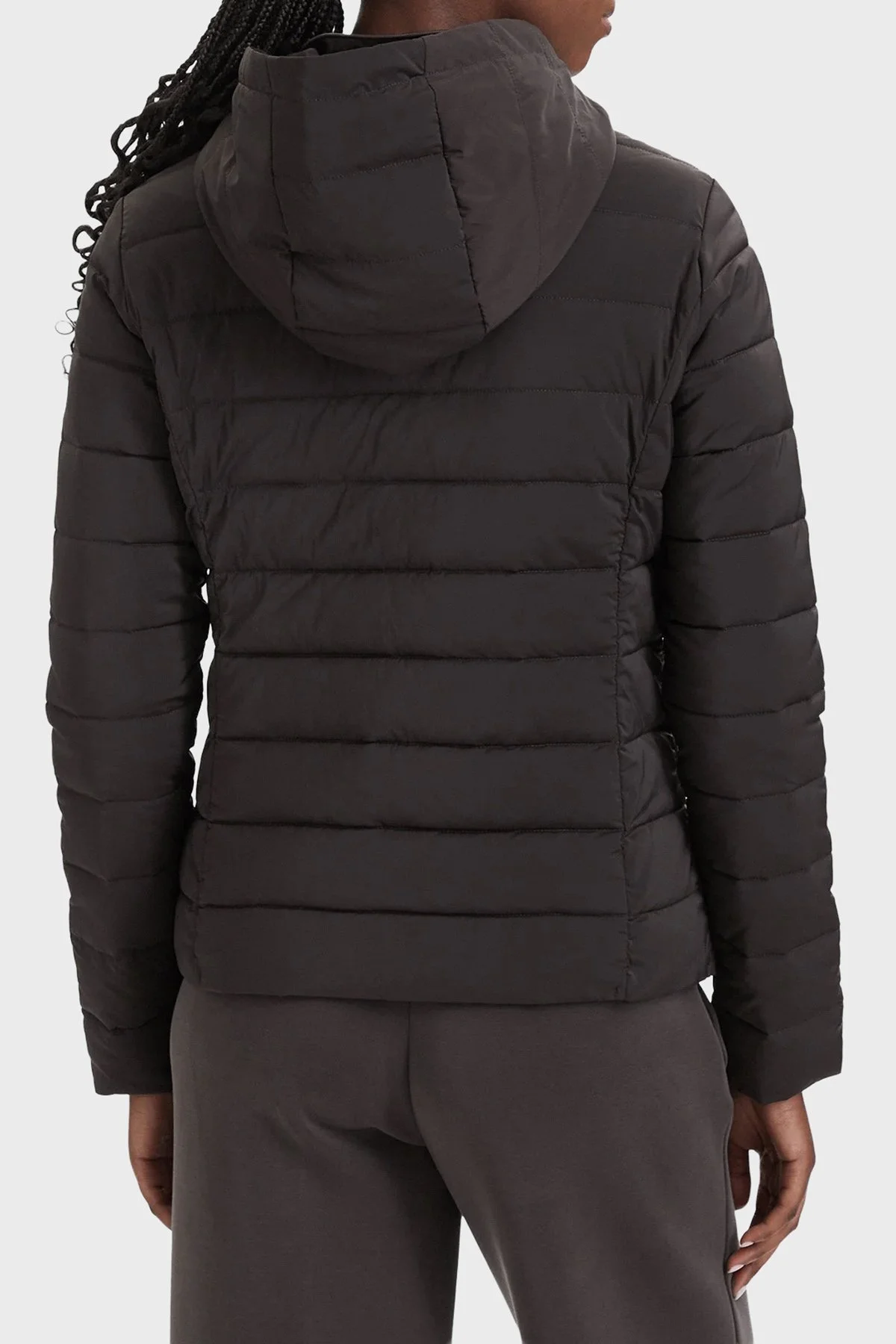 Guess Solid Heavy Diann Çıkarılabilir Kapüşonlu Suya Dayanıklı V4YL04WF3X0 Kadın Mont V4YL04 WF3X0 A10K Kahve - 3