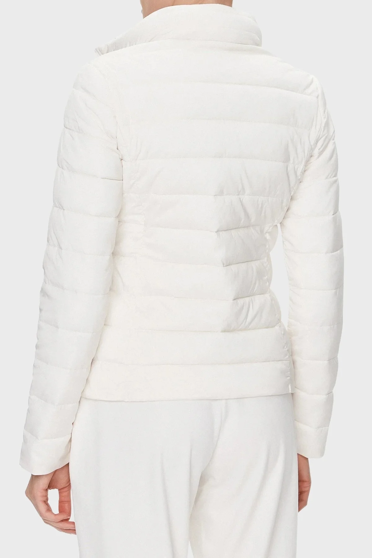 Guess Solid Regular Fit Kapüşonlu V4RL03WF3X0 Bayan Mont V4RL03 WF3X0 G015 EKRU - 2