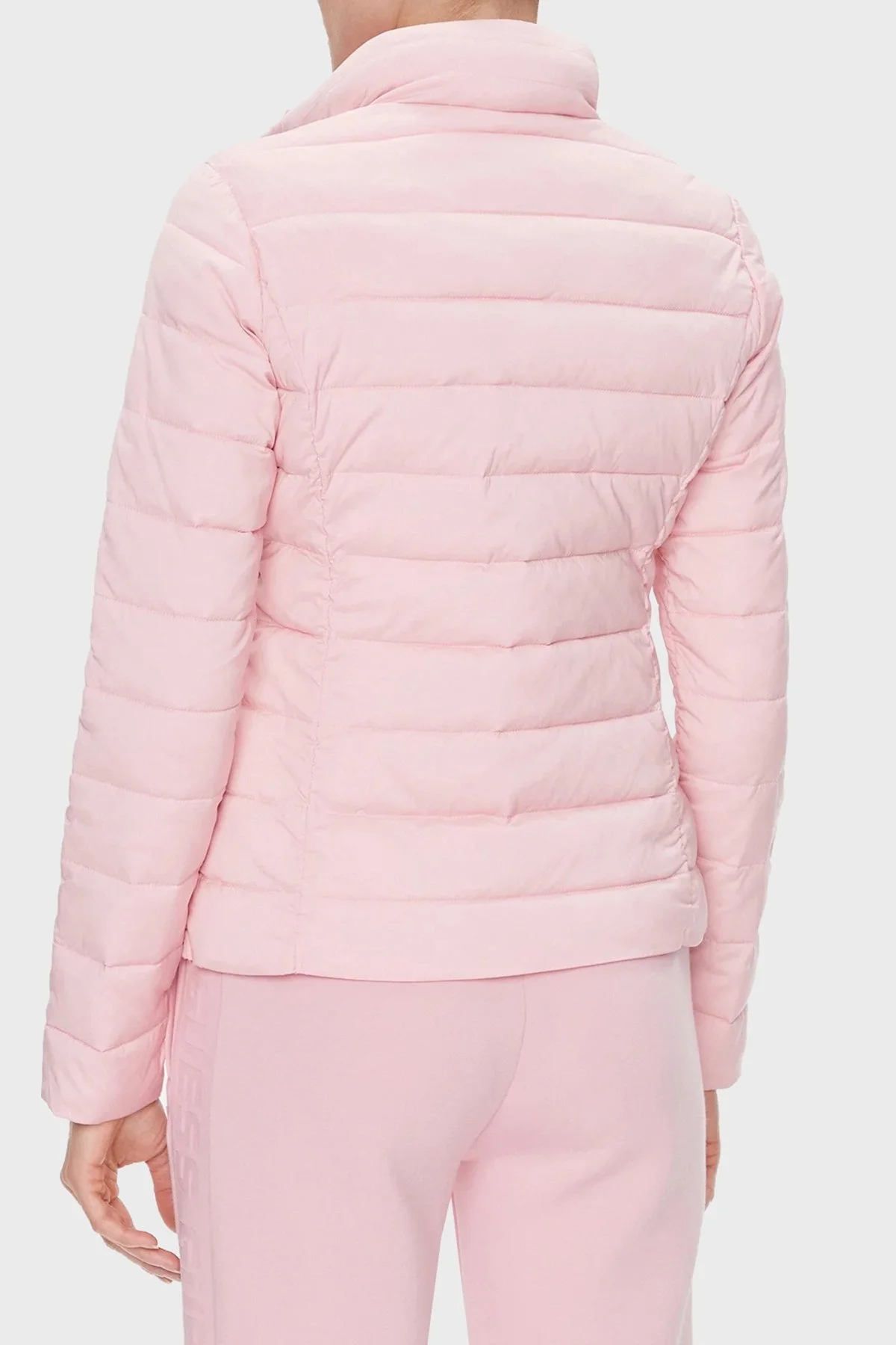 Guess Solid Regular Fit Kapüşonlu V4RL03WF3X0 Bayan Mont V4RL03 WF3X0 G63P PEMBE - 4