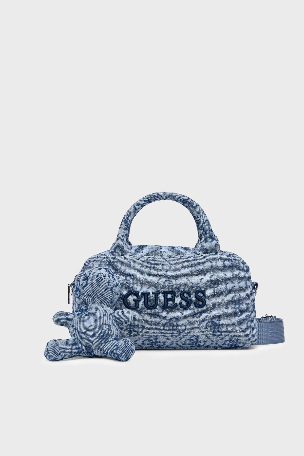 Guess Sponge 4G Logolu Çıkarılabilir Askılı V6YZ05K4470 Kadın Çanta V6YZ05 K4470 FBI5 Mavi - 1