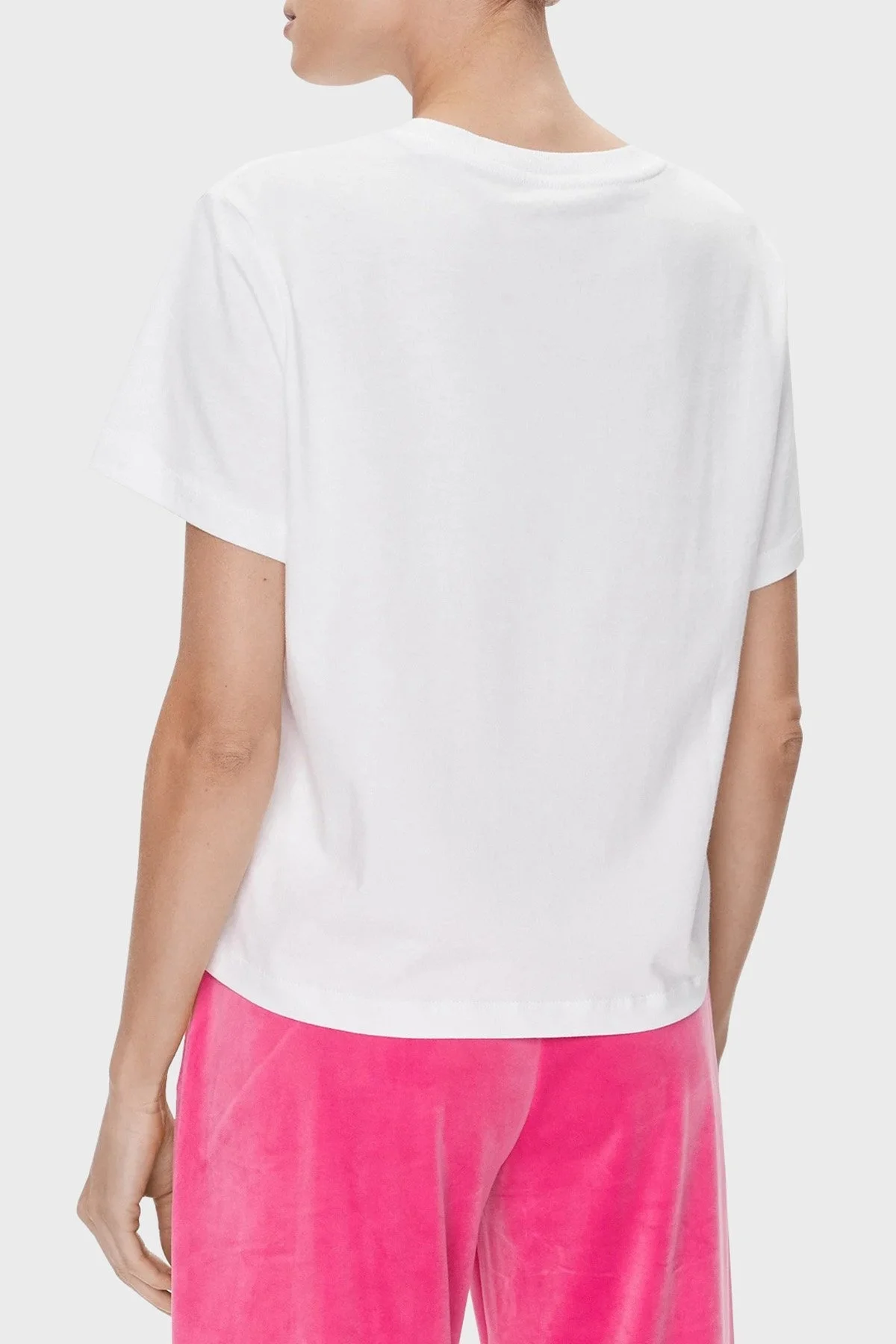 Guess Ss Cn Comic Pamuklu Relaxed Fit W4RI78I3Z14G011 Bayan T Shirt W4RI78I3Z14 G011 BEYAZ - 7