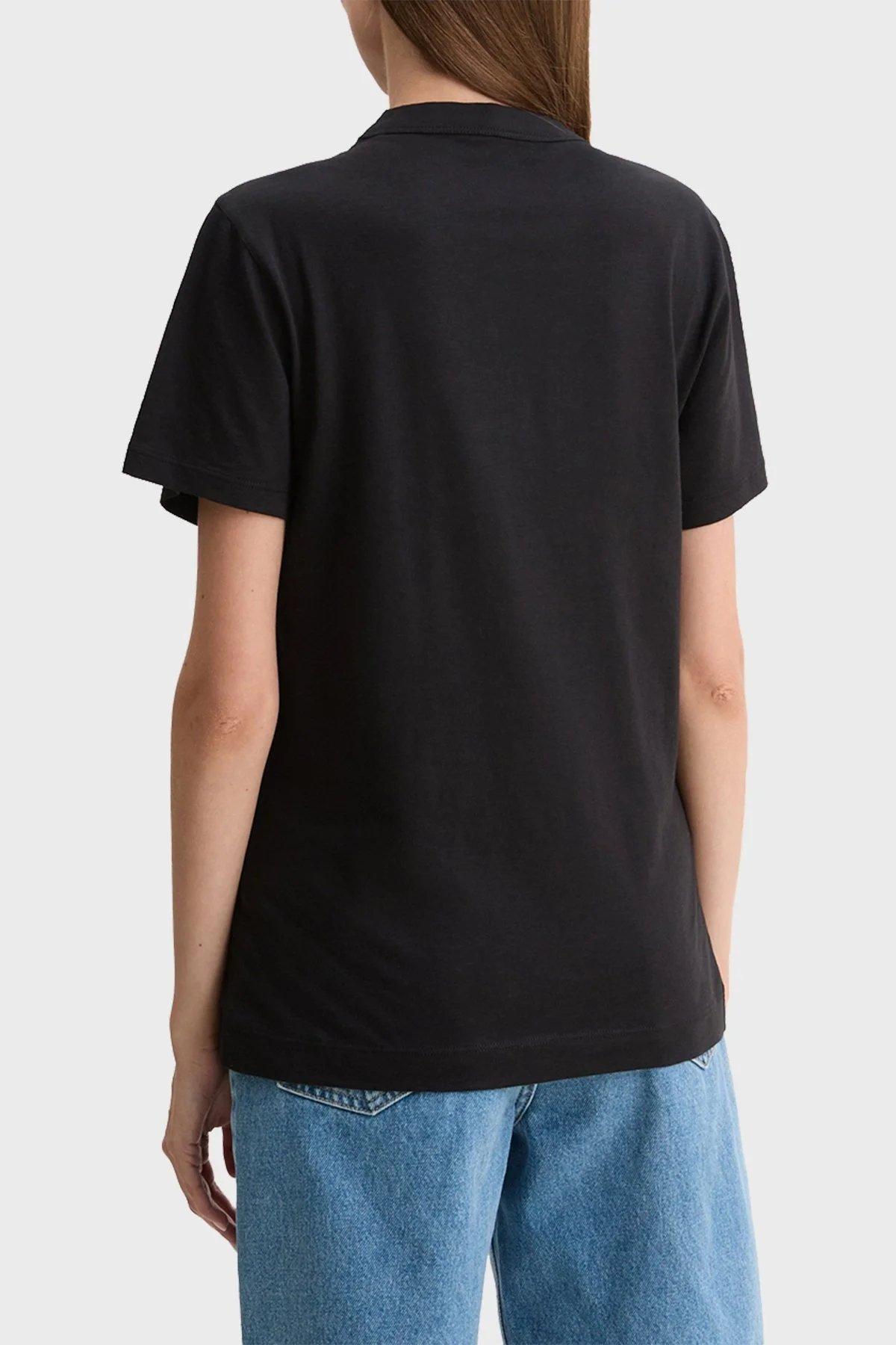 Guess Ss Cn Pyramide Pamuklu Bisiklet Yaka W4YI35KC8T0 Bayan T Shirt W4YI35 KC8T0 JBLK SİYAH - 2