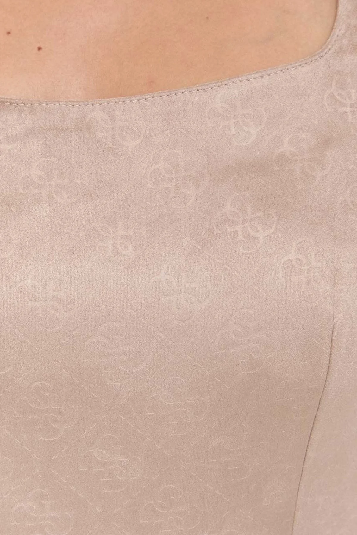 Guess Ss Luna Jakarlı Slim Fit Mini Bayan Elbise W3YK0IWFIY0 A10L VİZON - 10