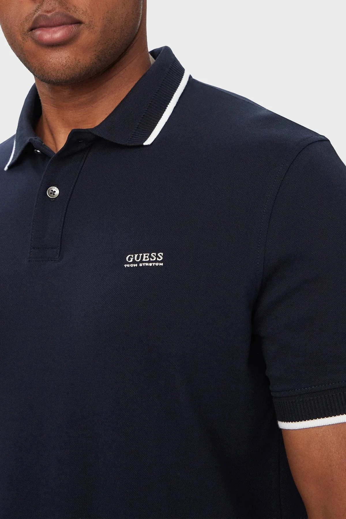 Guess Ss Premium Regular Fit Düğmeli Erkek M6YP47K4898 Polo M6YP47 K4898 G7V2 Lacivert - 4