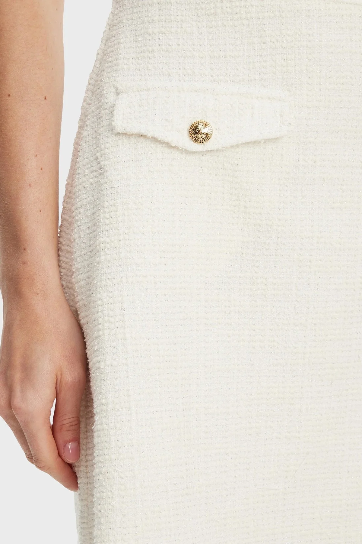 Guess Ss Tamara Regular Fit Gömlek Yaka Düğme Detaylı Tüvit Mini W5YK18KCXO2 Bayan Elbise W5YK18 KCXO2 F0FD BEYAZ - 5