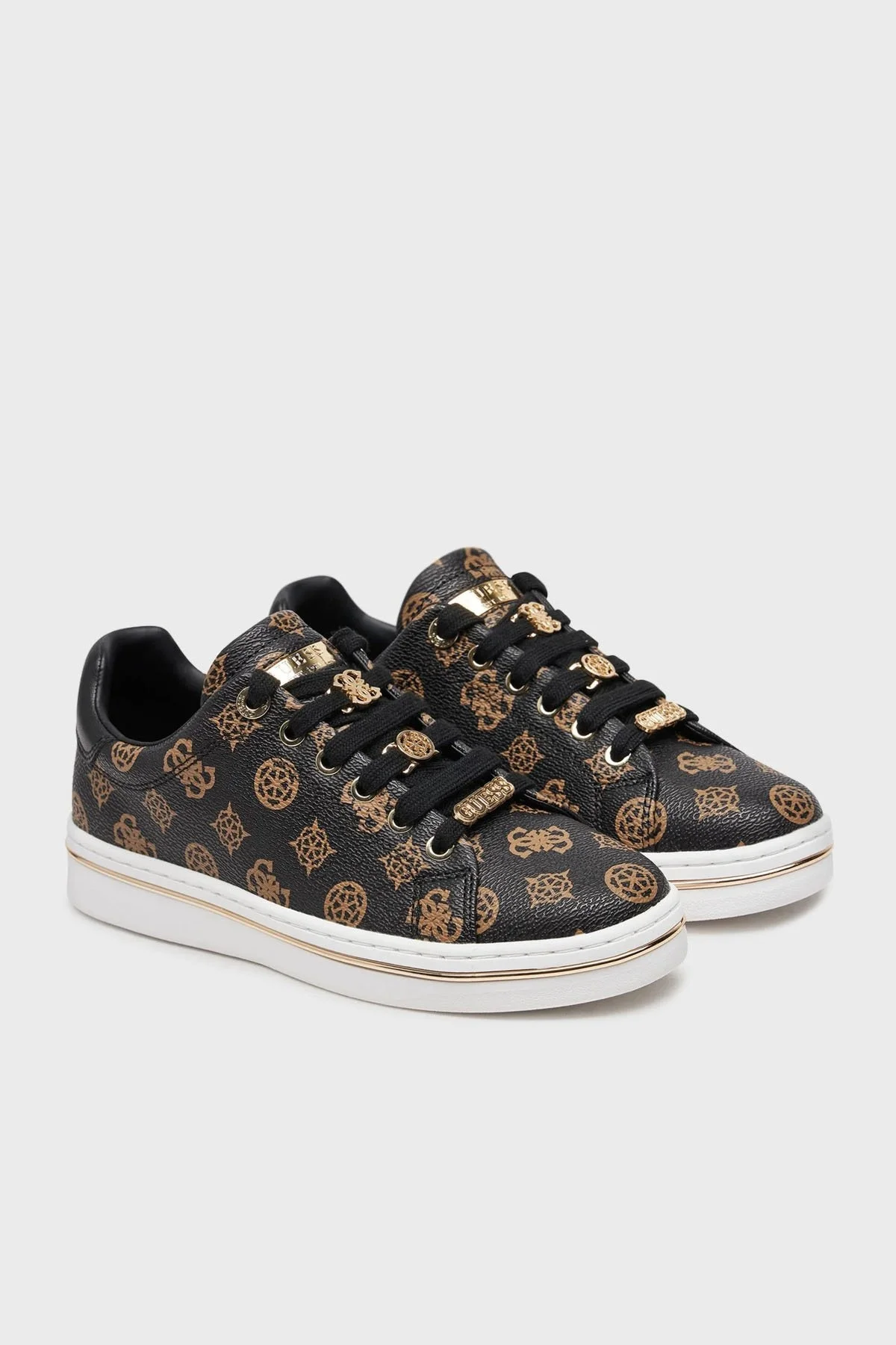 Guess Stasey 4G Logolu Sneaker FLPSTAFAL12 Bayan Ayakkabı FLPSTA FAL12 BROCR KAHVE - 8
