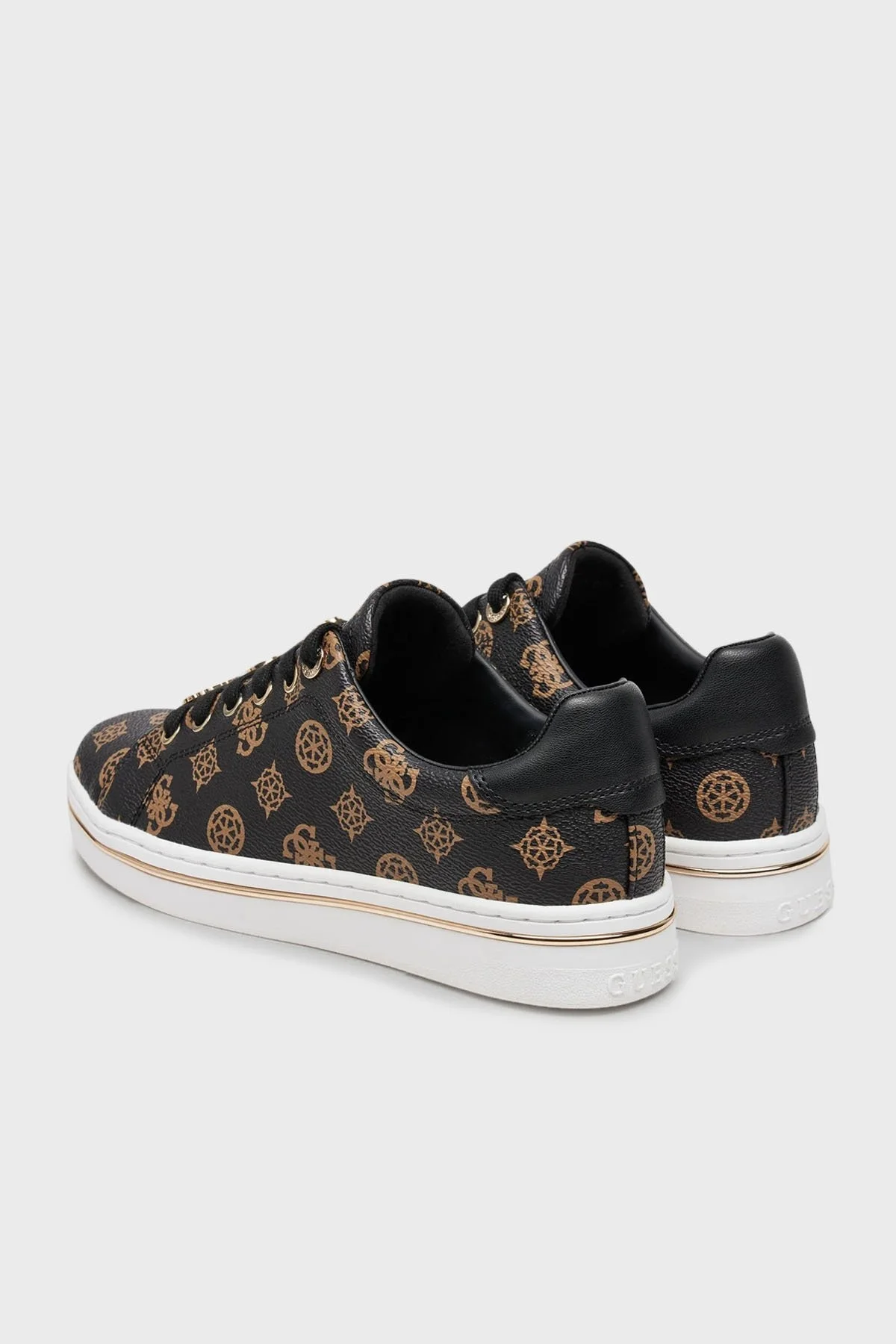 Guess Stasey 4G Logolu Sneaker FLPSTAFAL12 Bayan Ayakkabı FLPSTA FAL12 BROCR KAHVE - 9