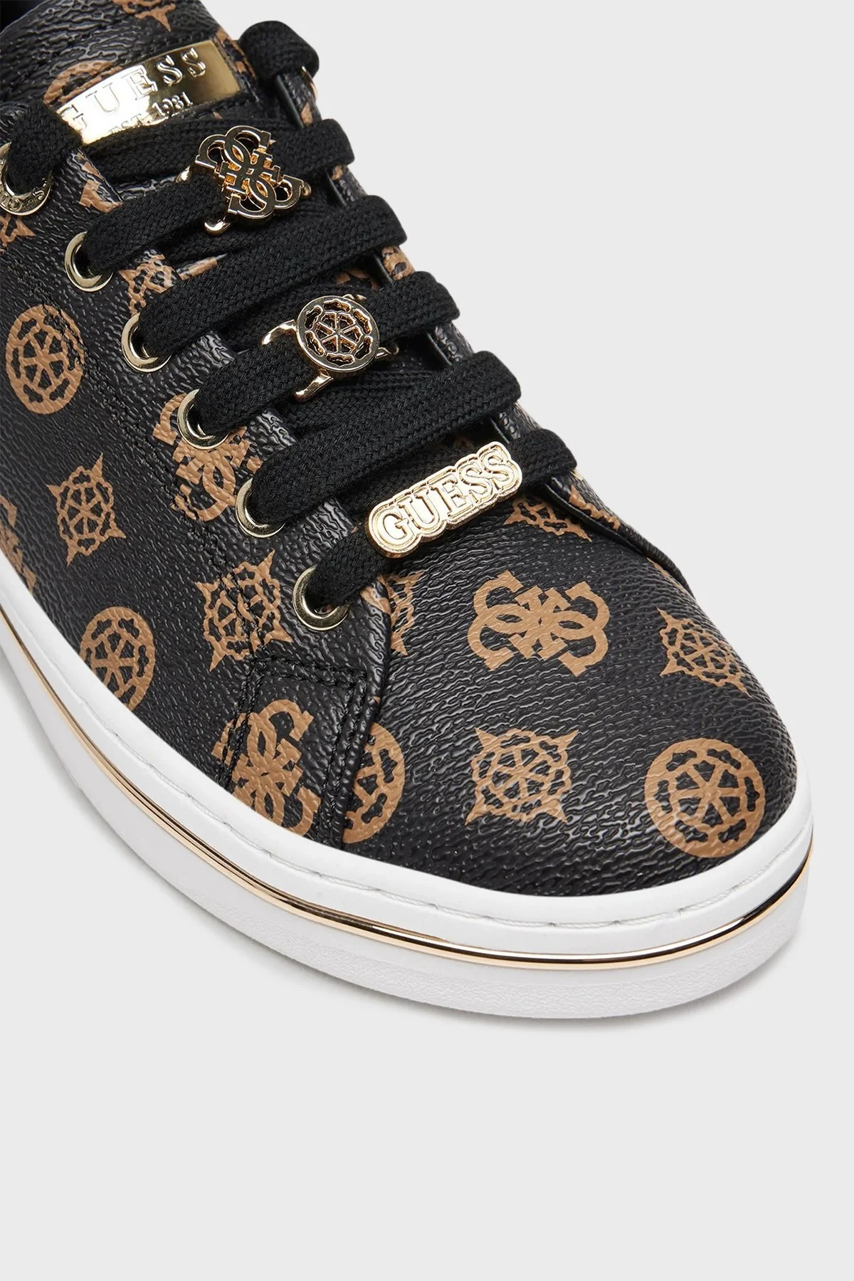 Guess Stasey 4G Logolu Sneaker FLPSTAFAL12 Bayan Ayakkabı FLPSTA FAL12 BROCR KAHVE - 10