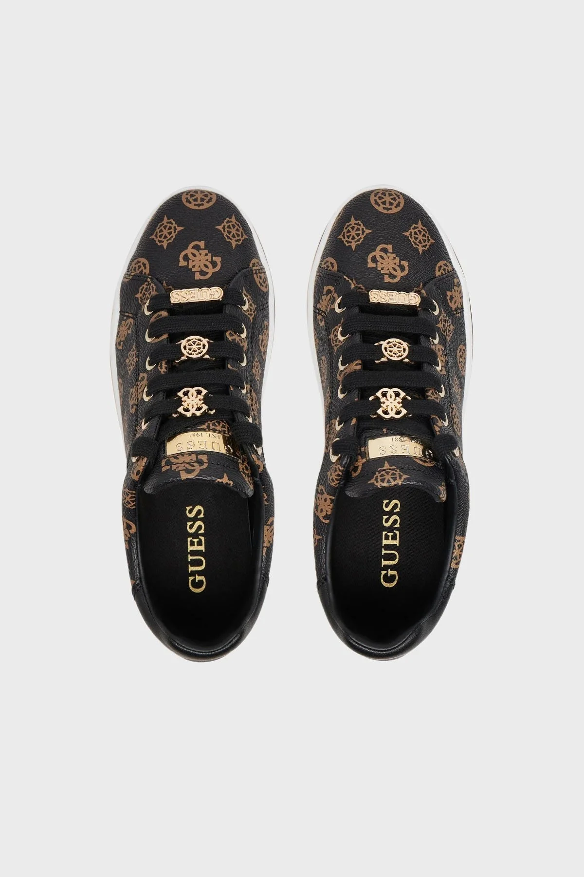 Guess Stasey 4G Logolu Sneaker FLPSTAFAL12 Bayan Ayakkabı FLPSTA FAL12 BROCR KAHVE - 11