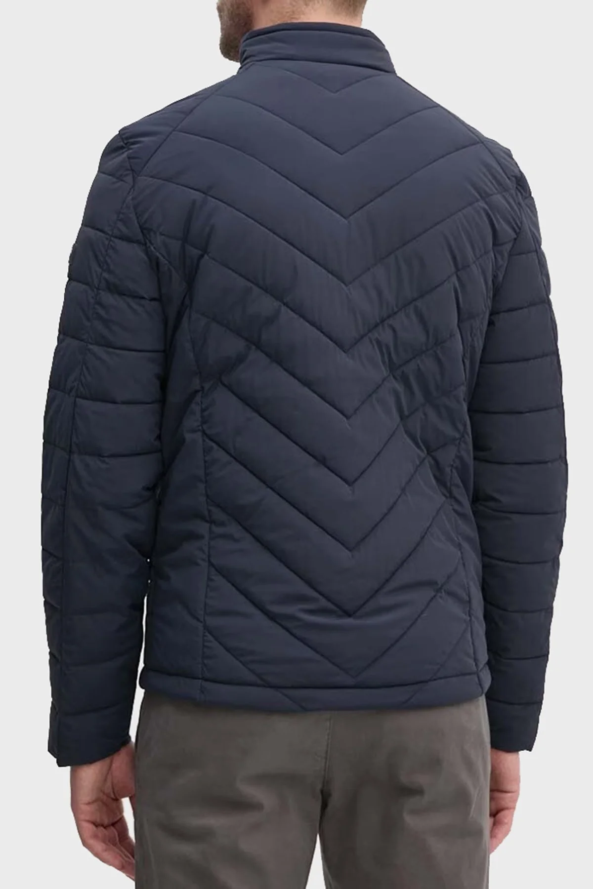 Guess Stretch Kapitoneli Regular Fit Dik Yaka Suya Dayanıklı M4YL05WG9O2 Erkek Mont M4YL05 WG9O2 G7V2 LACİVERT - 3