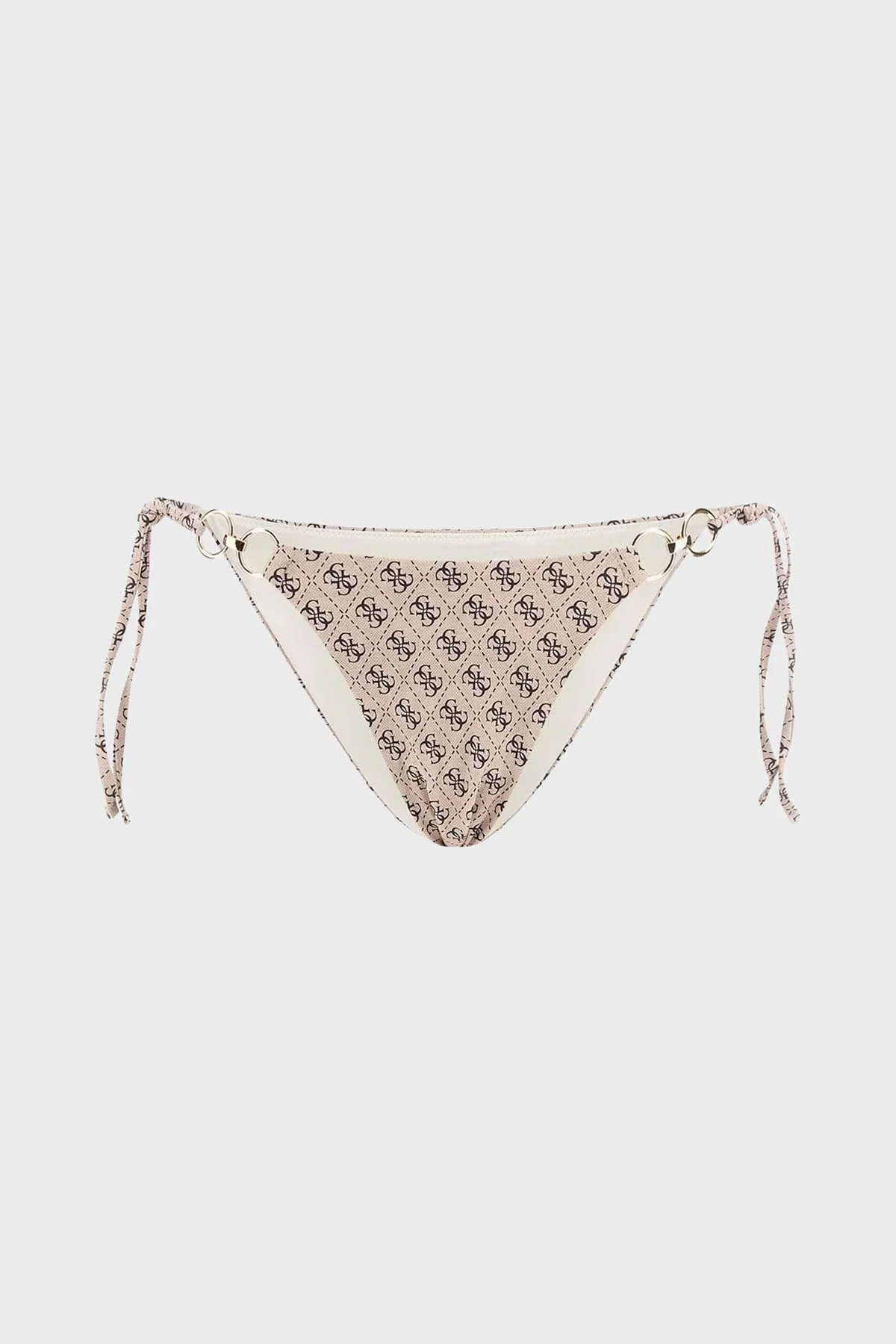 Guess String 4g Logo Baskılı Bağlamalı E5GO27KCRL2 Kadın Bikini Altı E5GO27 KCRL2 P1LT BEJ - 5