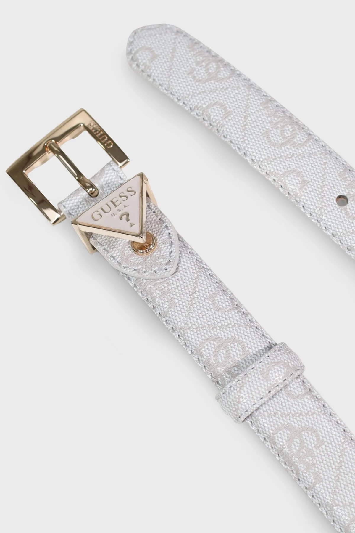 Guess Tamamı Logolu BW9291P5425 Kadın Kemer BW9291 P5425 BNN BEJ - 3