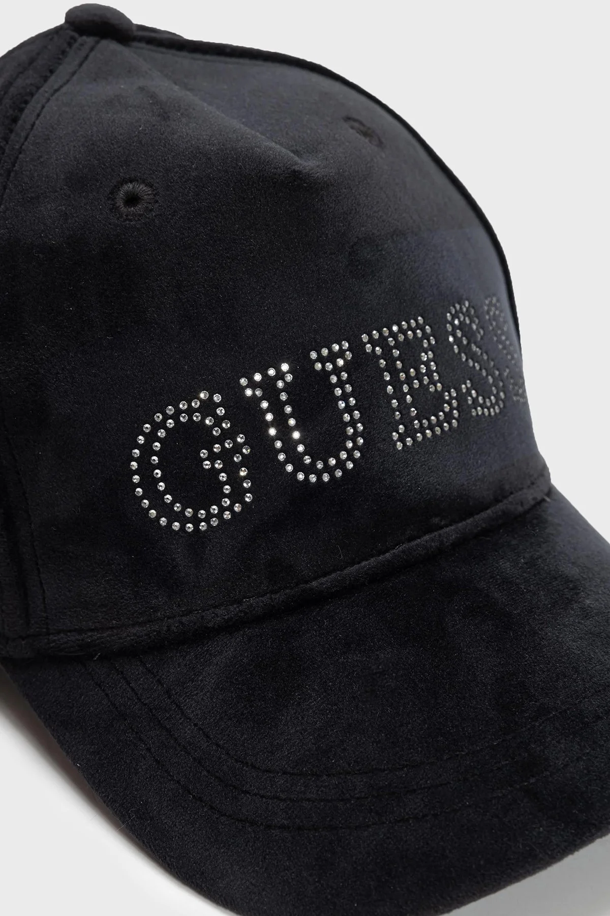 Guess Taşlı Logolu AW5640POL01 Kadın Şapka AW5640 POL01 BLA Siyah - 4