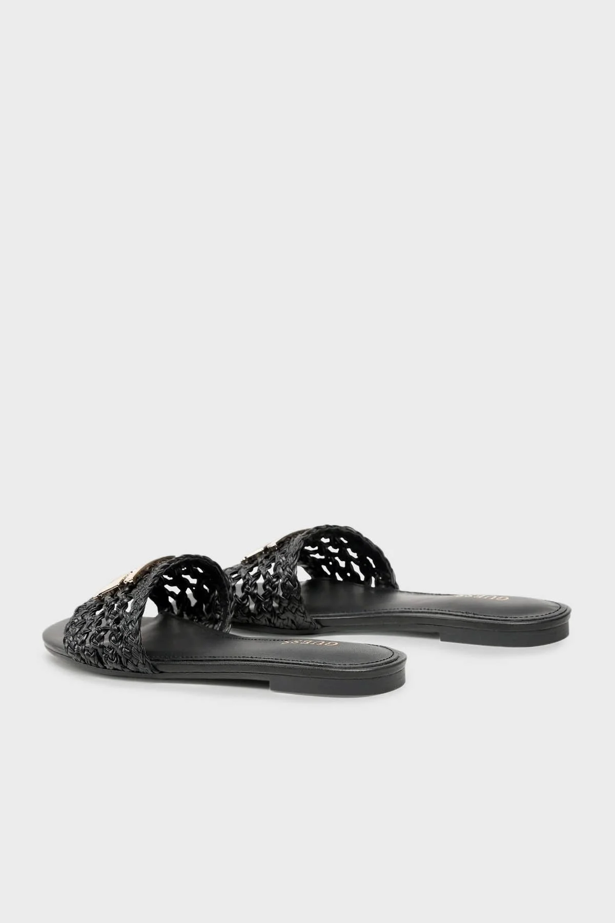 Guess Tassi Logolu Düz Bayan Terlik FL6TSS ELE19 BLACK SİYAH - 3
