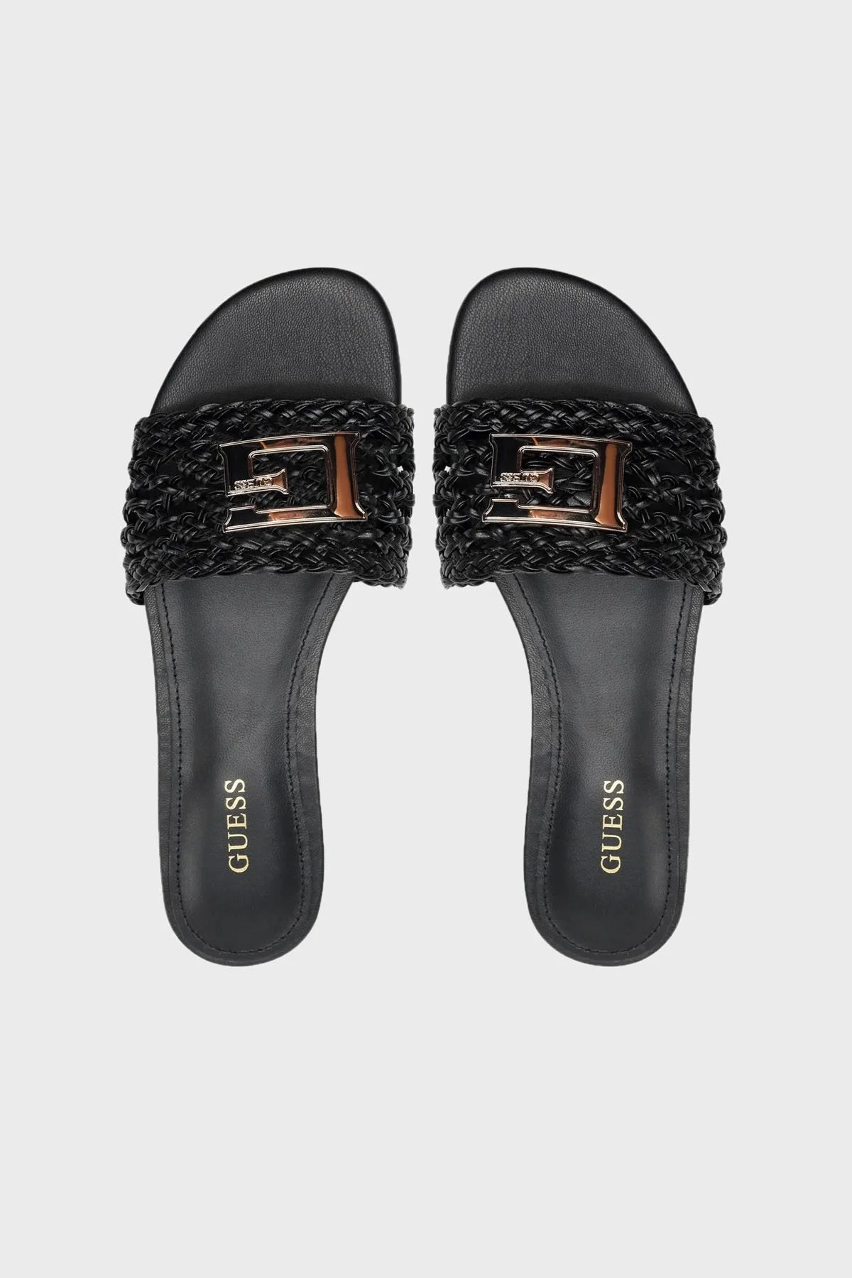 Guess Tassi Logolu Düz Bayan Terlik FL6TSS ELE19 BLACK SİYAH - 5