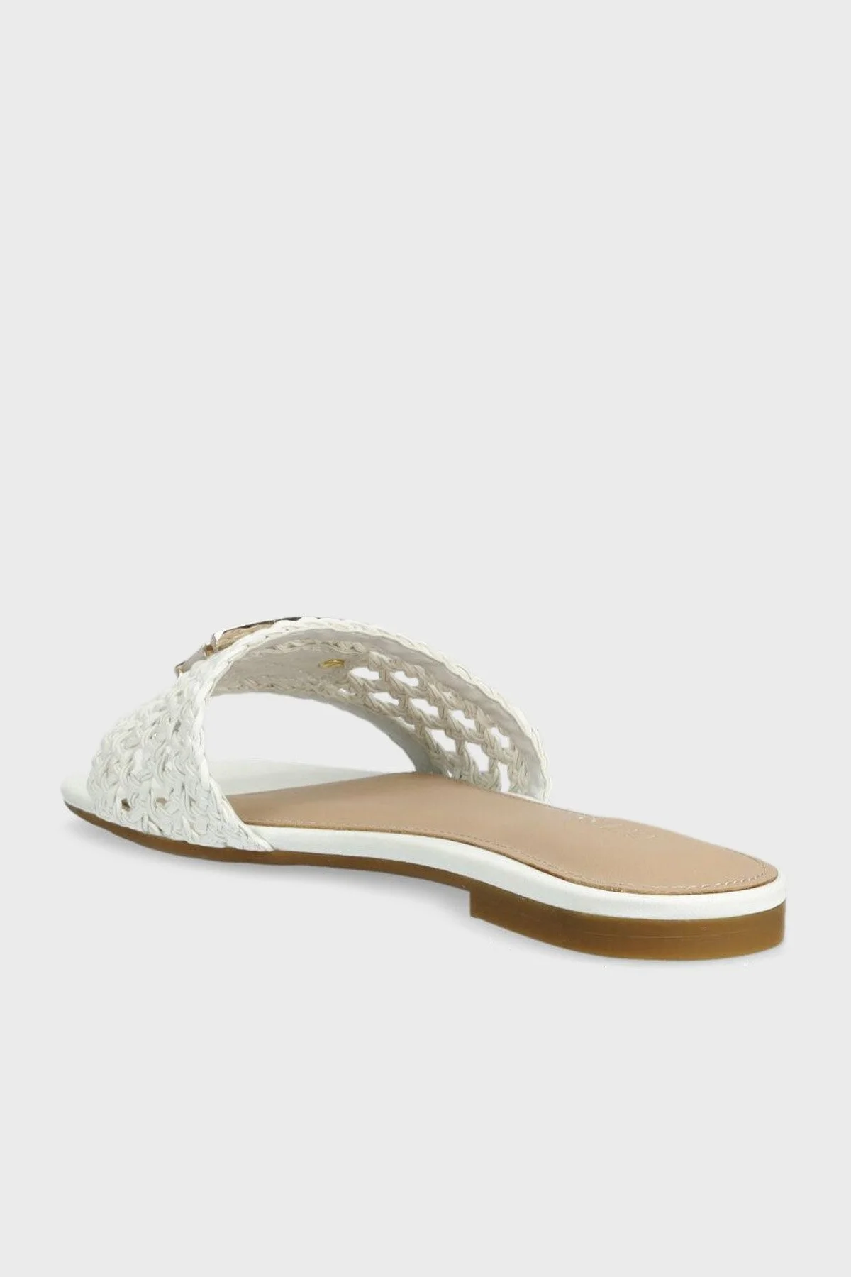 Guess Tassi Logolu Düz Bayan Terlik FL6TSS ELE19 WHITE BEYAZ - 3