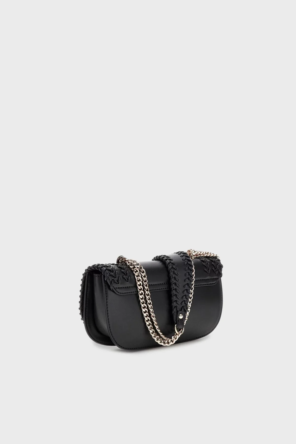 Guess Tatum Logolu Ayarlanabilir Zincir Askılı Dikiş Detaylı Mini HWNG9667210 Bayan Çanta HWNG96 67210 BLA SİYAH - 2