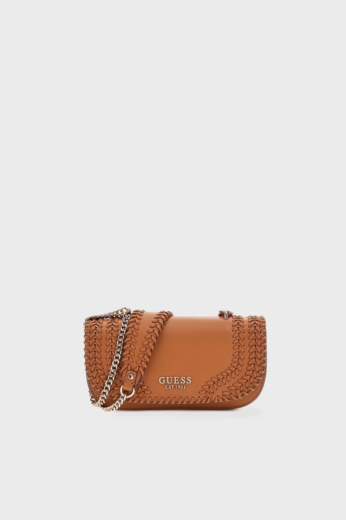 Guess Tatum Logolu Ayarlanabilir Zincir Askılı Dikiş Detaylı Mini HWNG9667210 Bayan Çanta HWNG96 67210 CAR TABA - 1