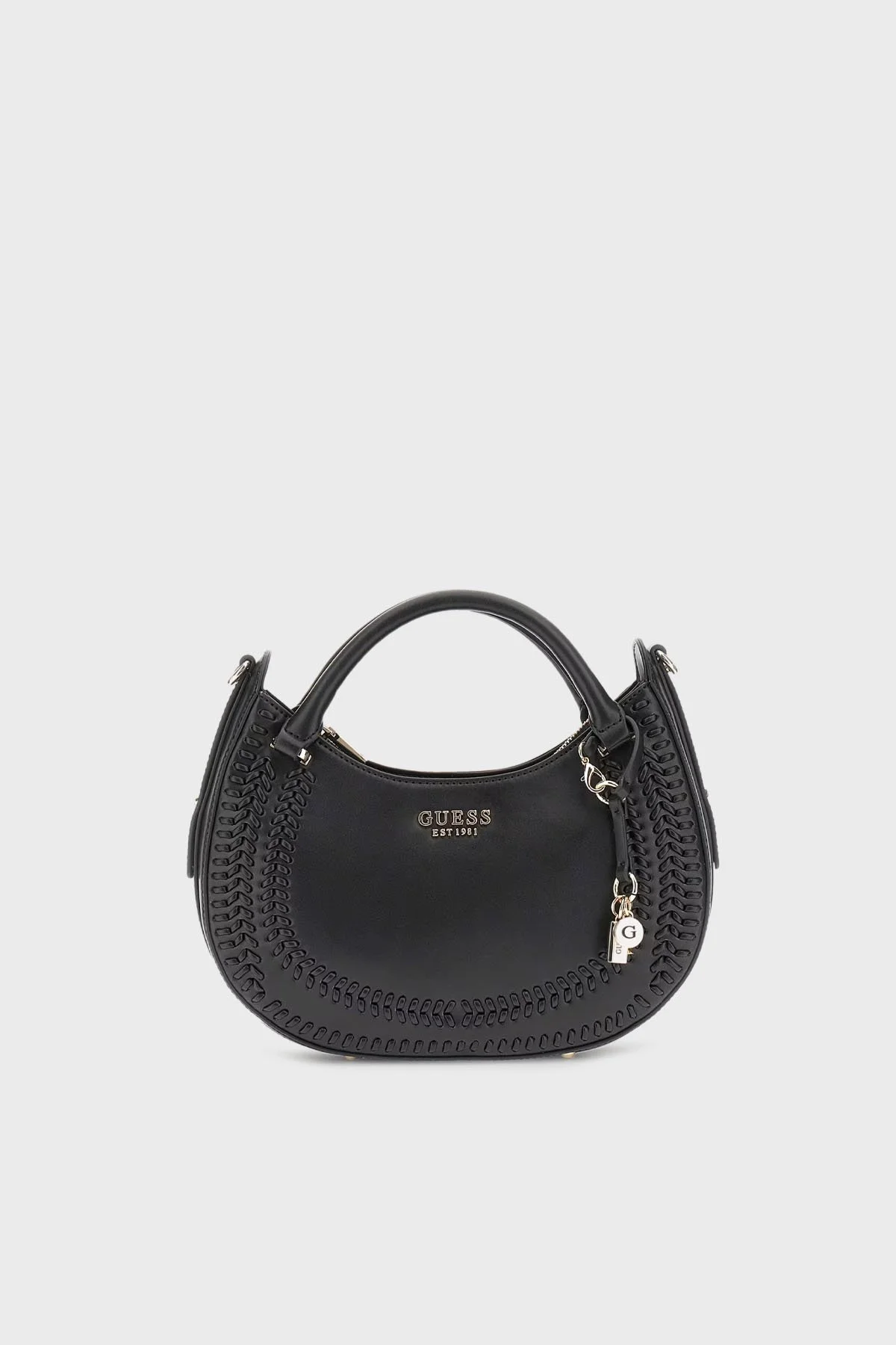 Guess Tatum Logolu Çıkarılabilir Askılı Dikiş Detaylı HWNG9667060 Bayan Çanta HWNG96 67060 BLA SİYAH - 1