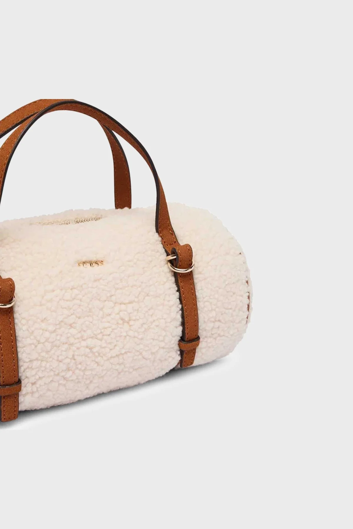 Guess Taylor Peluş Çıkarılabilir Askılı HWWS2325760 Kadın Çanta HWWS23 25760 OFC Kırık beyaz-taba - 4