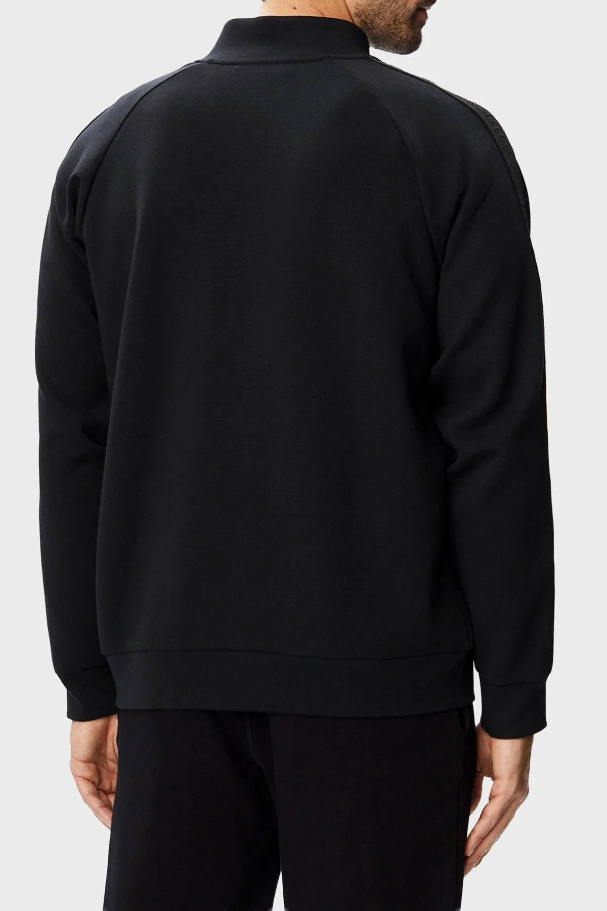 Guess Thor Logolu Regular Fit Dik Yaka Fermuarlı Z6YQ18K4964 Erkek Sweat Z6YQ18 K4964 JBLK Siyah - 3
