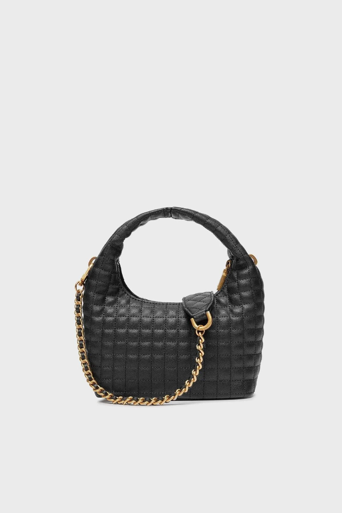 Guess Tia Hobo Çıkarılabilir Zincir Askılı HWQA9187120BLA Bayan Çanta HWQA9187120 BLA SİYAH - 4