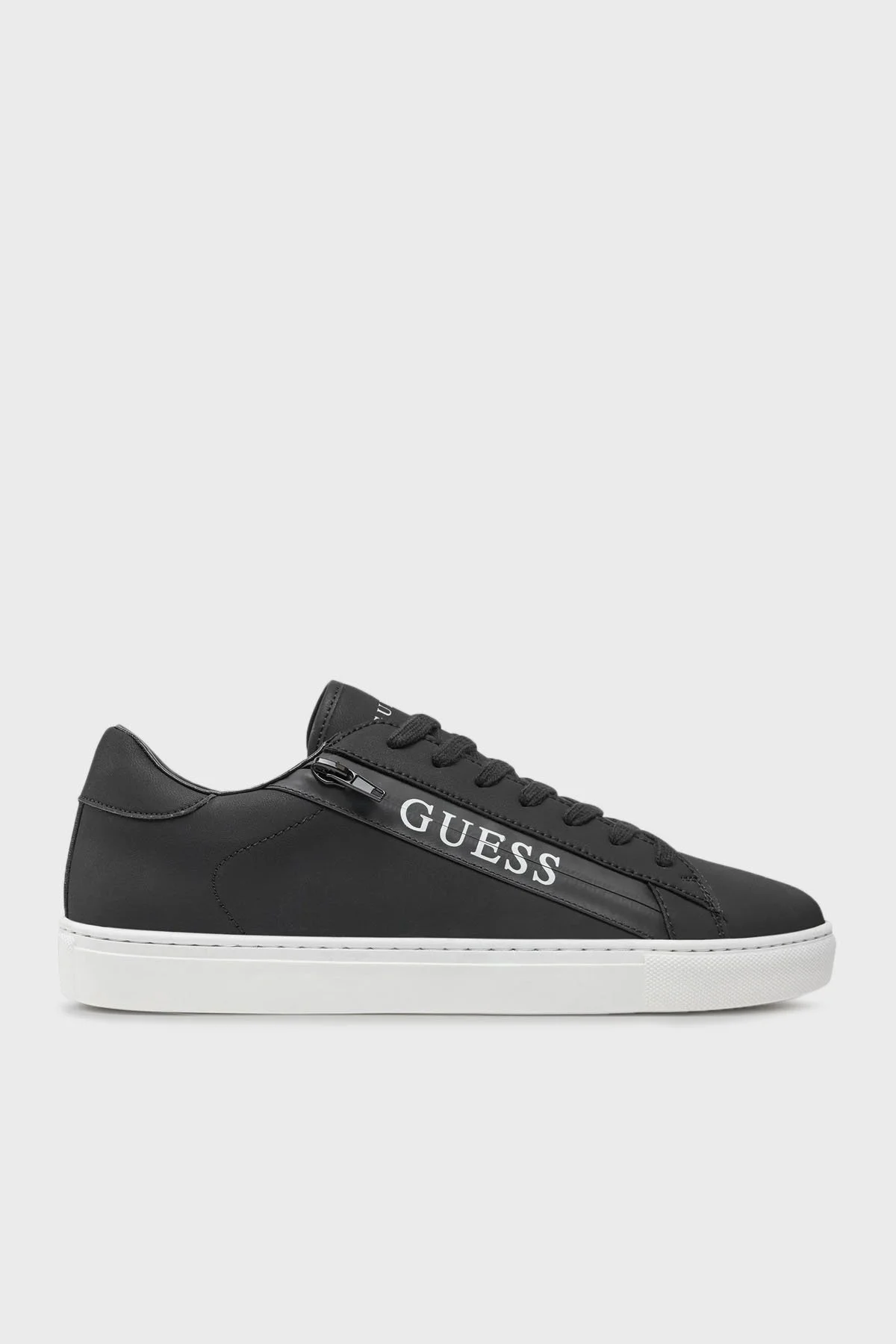 Guess Todi Logolu Fermuar Detaylı Sneaker FMFTODELE12 Erkek Ayakkabı FMFTOD ELE12 BLACK SİYAH - 7