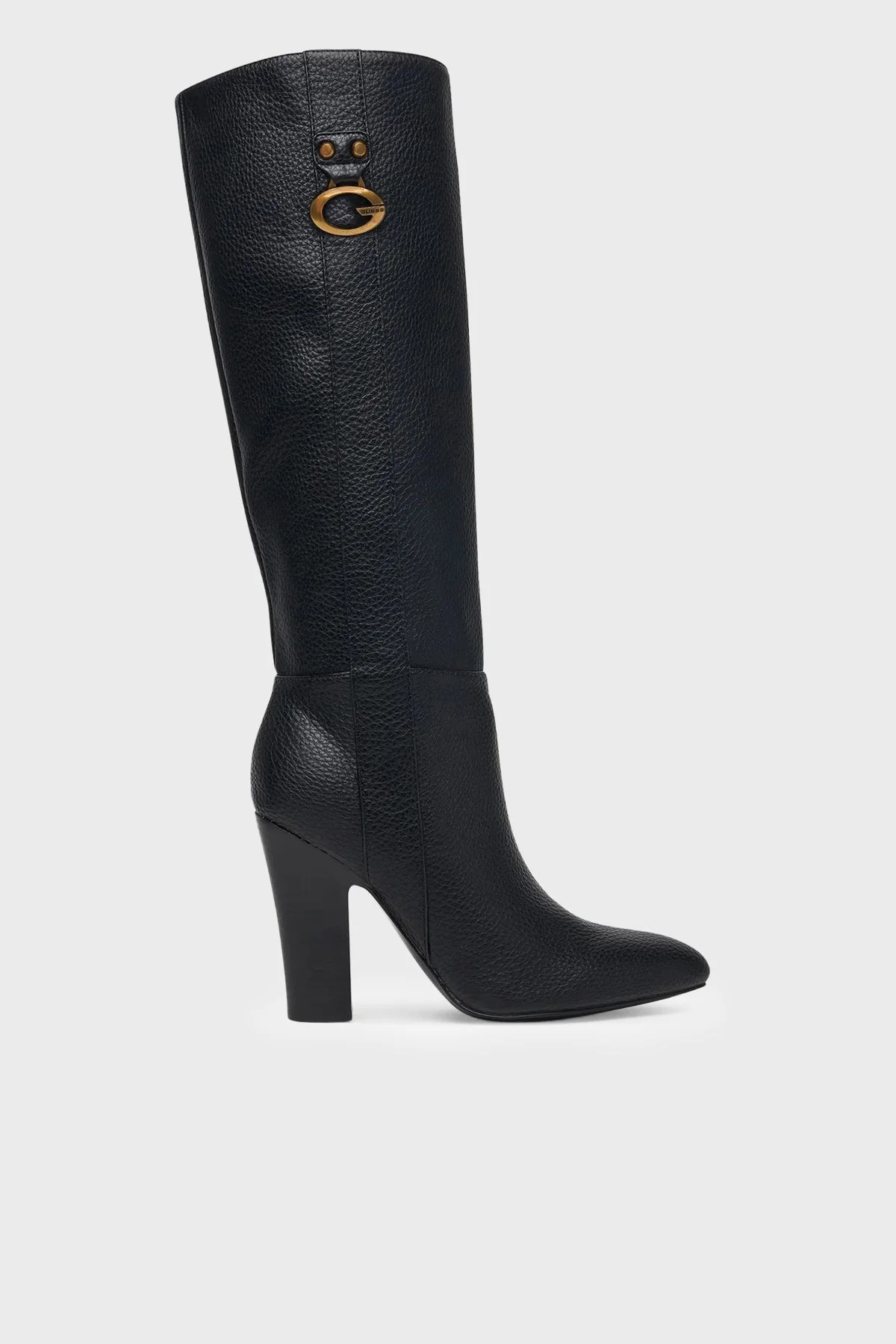 Guess Tyne Logolu Fermuarlı FLFTYNELE11 Kadın Çizme FLFTYN ELE11 BLACK Siyah - 1
