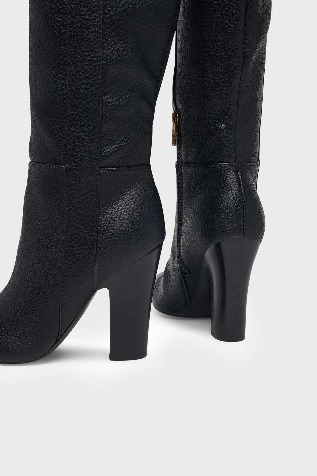 Guess Tyne Logolu Fermuarlı FLFTYNELE11 Kadın Çizme FLFTYN ELE11 BLACK Siyah - 5