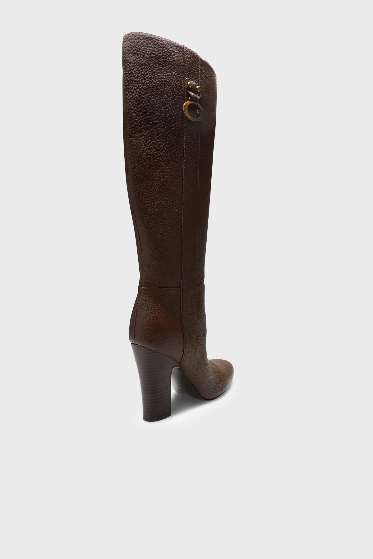 Guess Tyne Logolu Fermuarlı FLFTYNELE11 Kadın Çizme FLFTYN ELE11 DBROW Siyah-kahve - 4