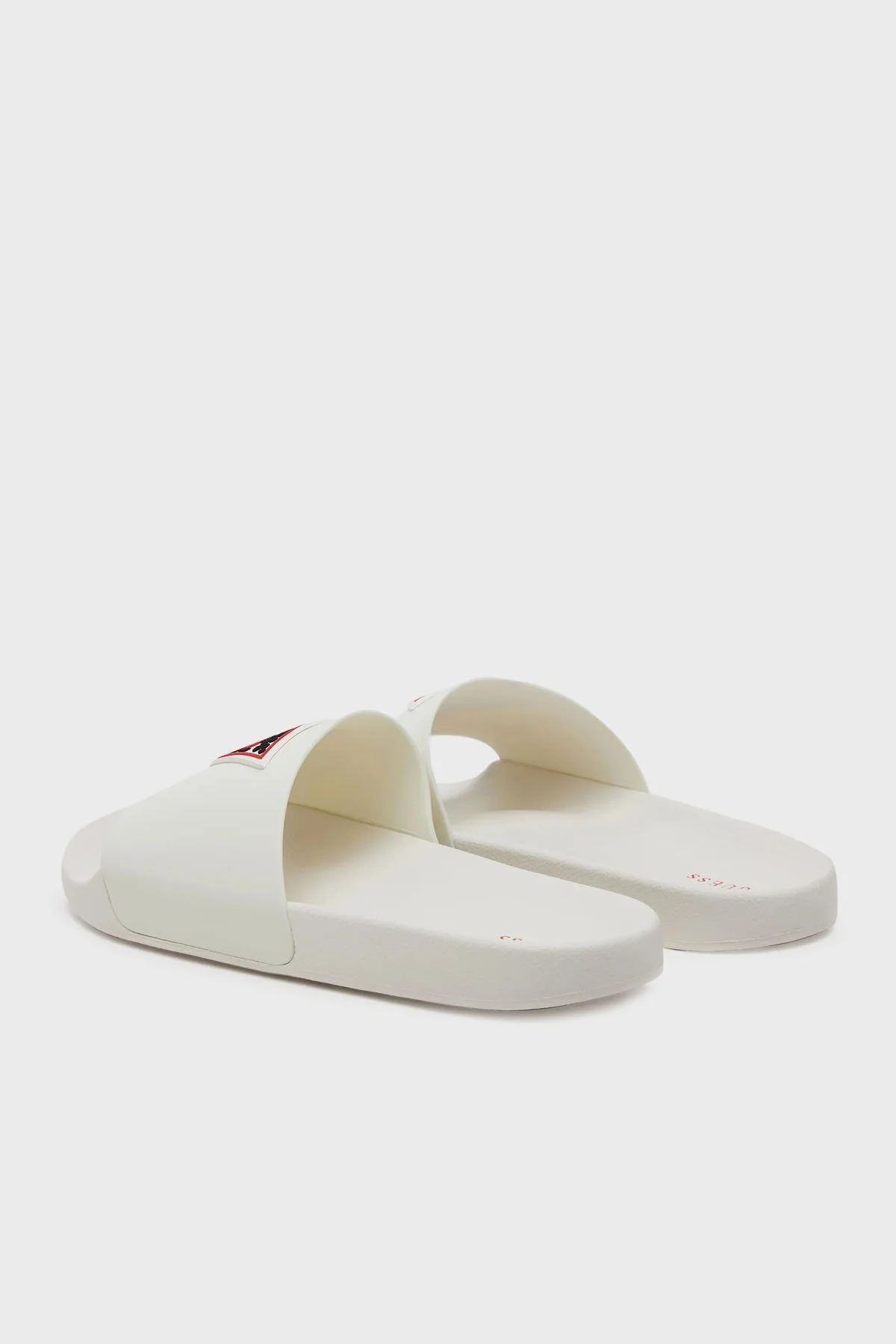 Guess Üçgen Logolu FMJTOTELL19 Erkek Terlik FMJTOT ELL19 WHITE BEYAZ - 10