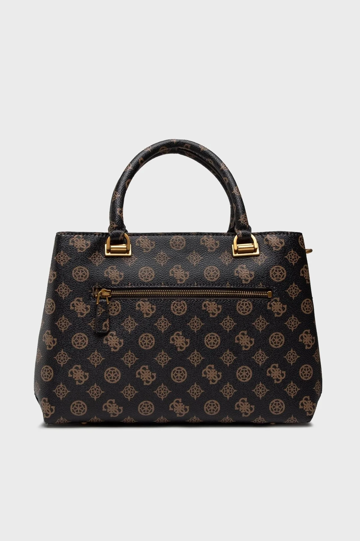 Guess Vibe Logolu Çıkarılabilir Uzatma Askılı Bayan Çanta HWPB8658060 MLO KAHVE - 4