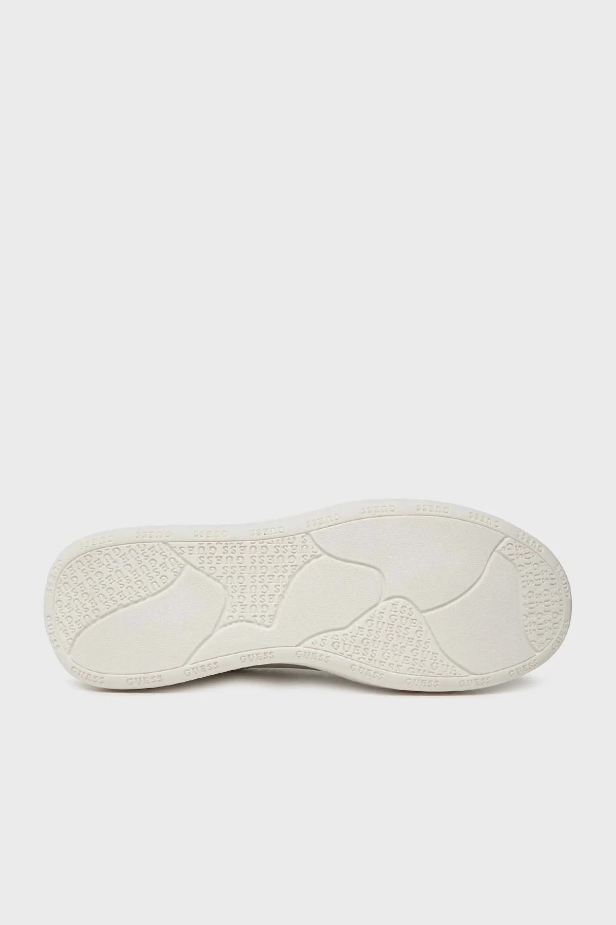 Guess Vibo Logolu Hakiki Deri Sneaker FL8VIB LEA12 Bayan Ayakkabı FL8VIBLEA12 WHIGO BEYAZ - 4