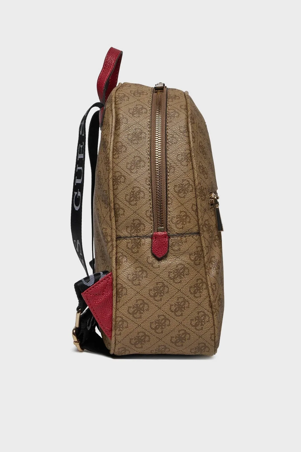 Guess Vikky Logolu Ayarlanabilir Askılı HWSG69 95320 Bayan Sırt Çantası HWSG6995320 BRO KAHVE - 4