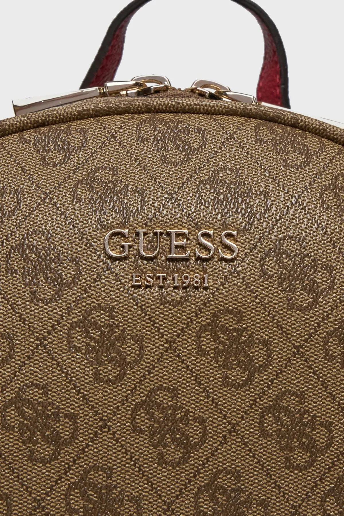 Guess Vikky Logolu Ayarlanabilir Askılı HWSG69 95320 Bayan Sırt Çantası HWSG6995320 BRO KAHVE - 5