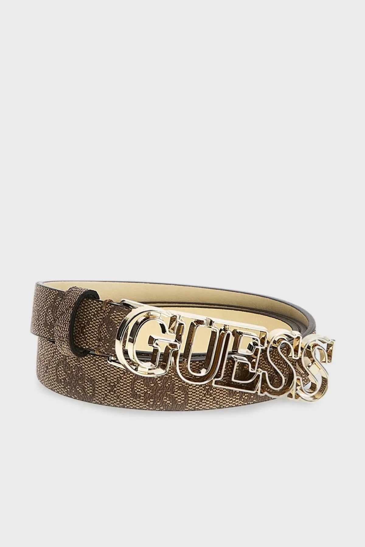 Guess Vikky Logolu BW7859P3420LTL Bayan Kemer BW7859P3420 LTL KAHVE - 1