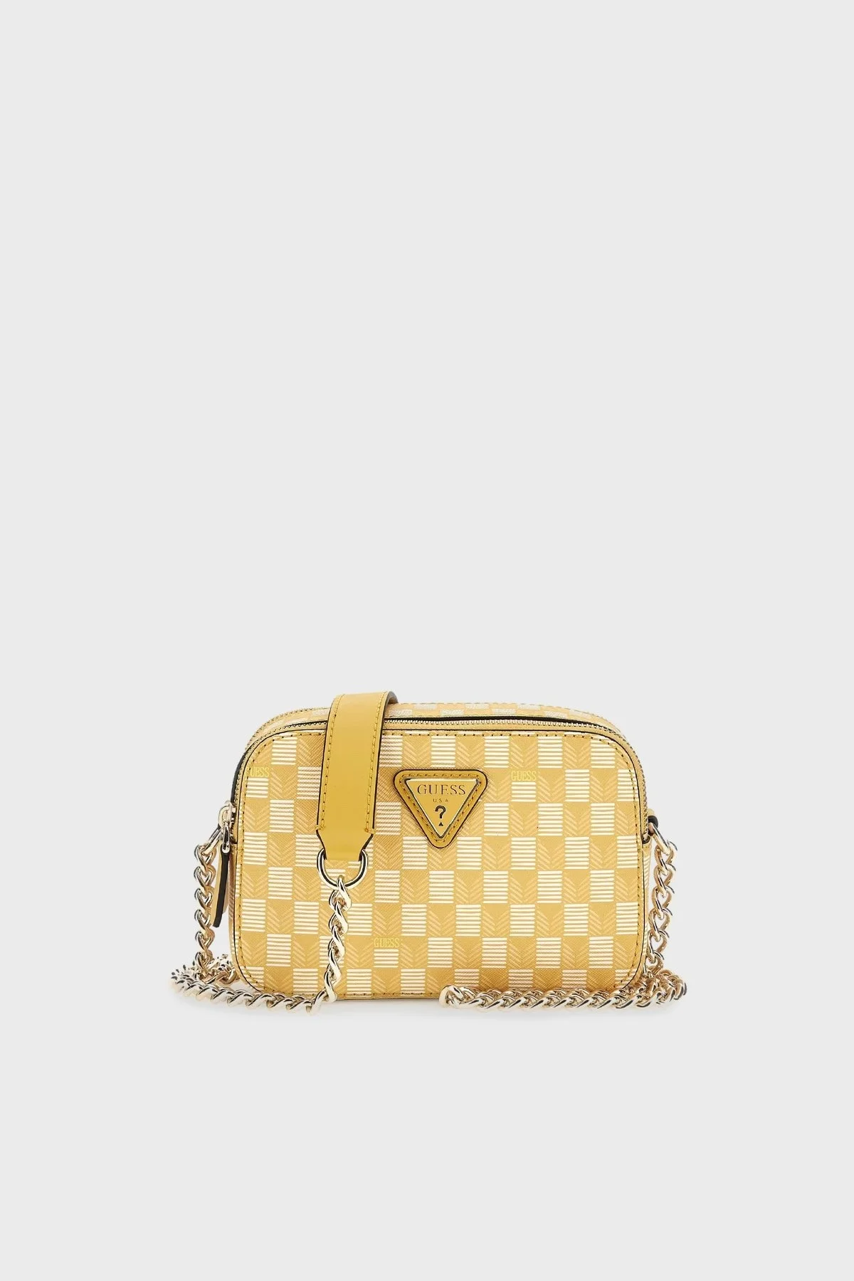 Guess Vikky Zincir Askılı HWJT9318140 Bayan Çanta HWJT9318140 YWL SARI - 1