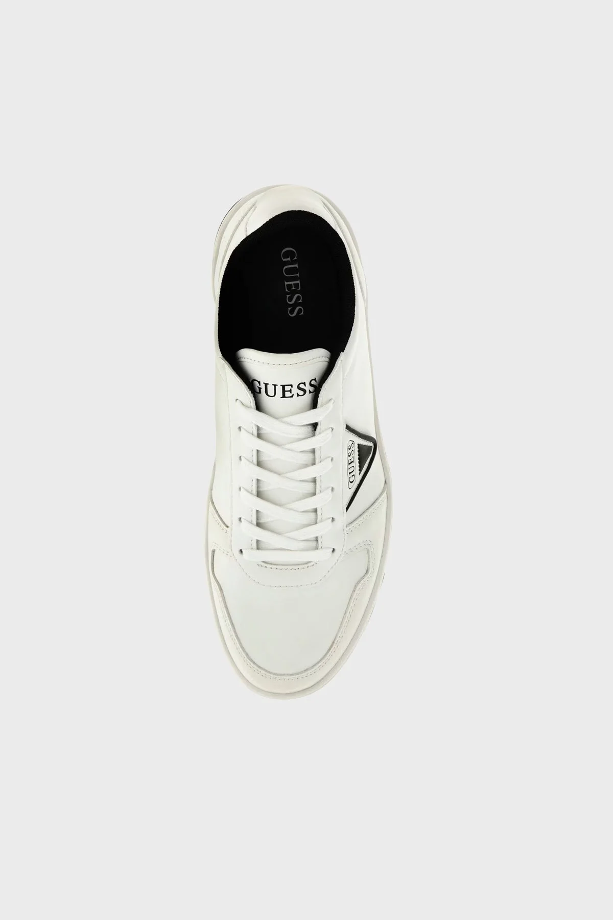 Guess Vincent Logolu Bağcıklı Sneaker FMPVINELE12 Erkek Ayakkabı FMPVIN ELE12 WHBLK SİYAH - 2