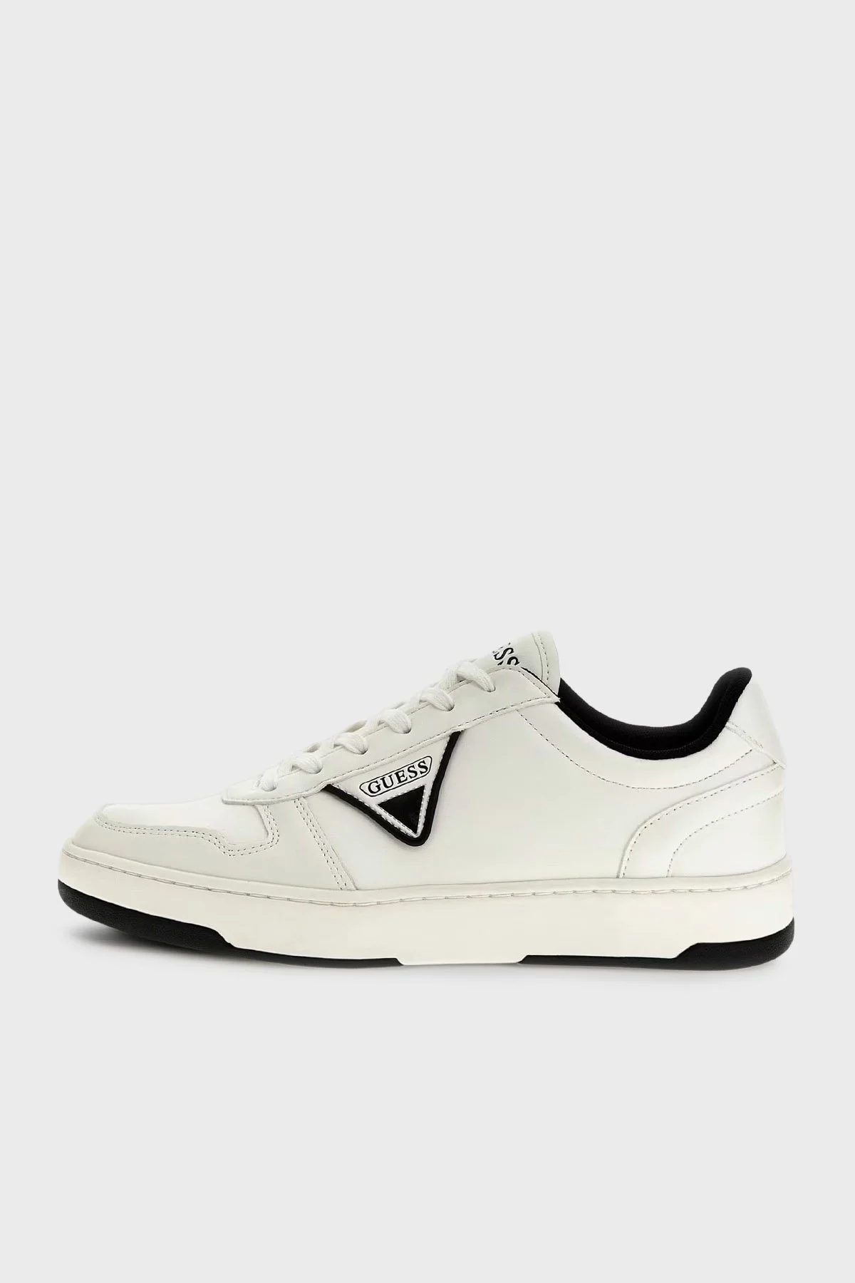 Guess Vincent Logolu Bağcıklı Sneaker FMPVINELE12 Erkek Ayakkabı FMPVIN ELE12 WHBLK SİYAH - 3