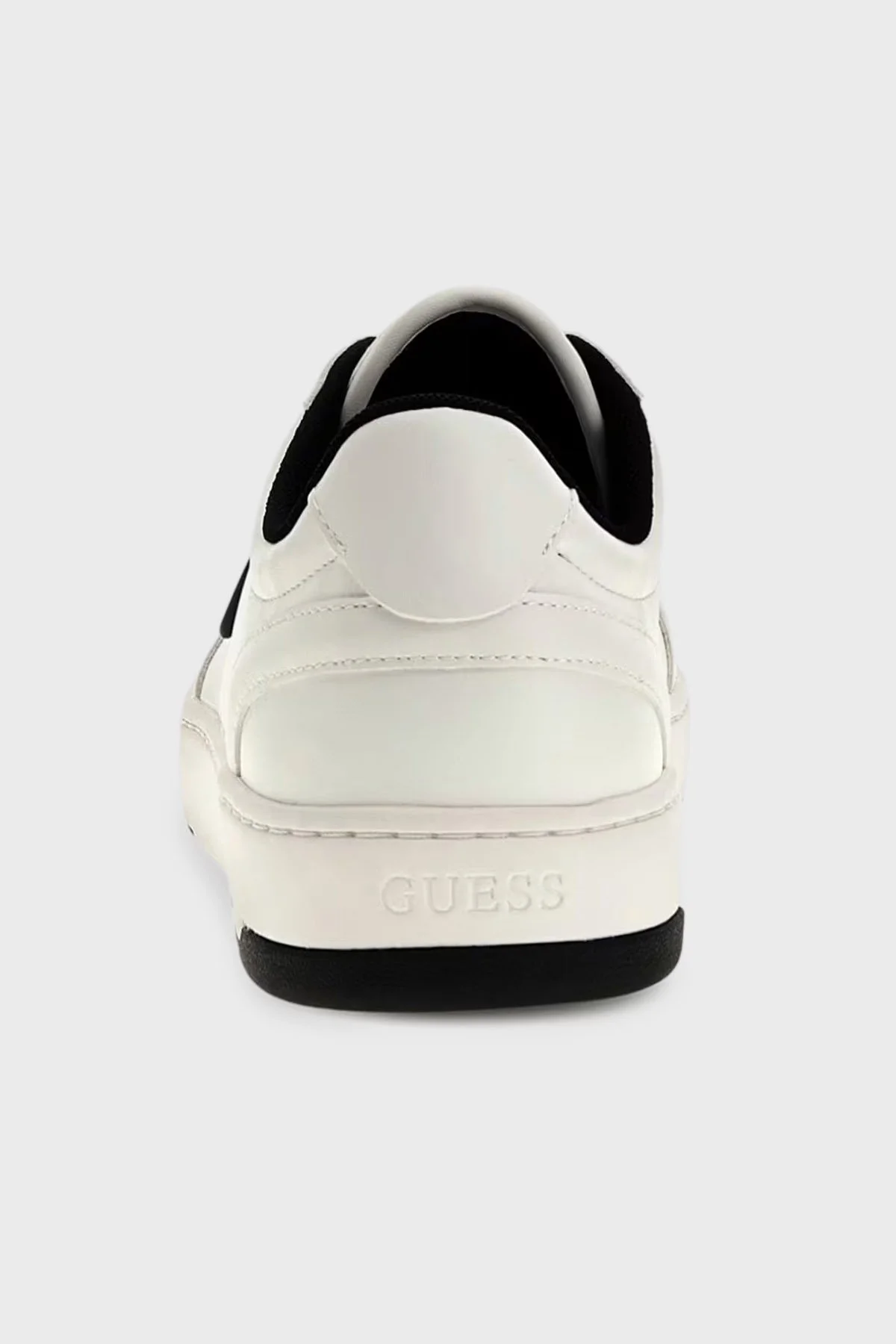 Guess Vincent Logolu Bağcıklı Sneaker FMPVINELE12 Erkek Ayakkabı FMPVIN ELE12 WHBLK SİYAH - 4