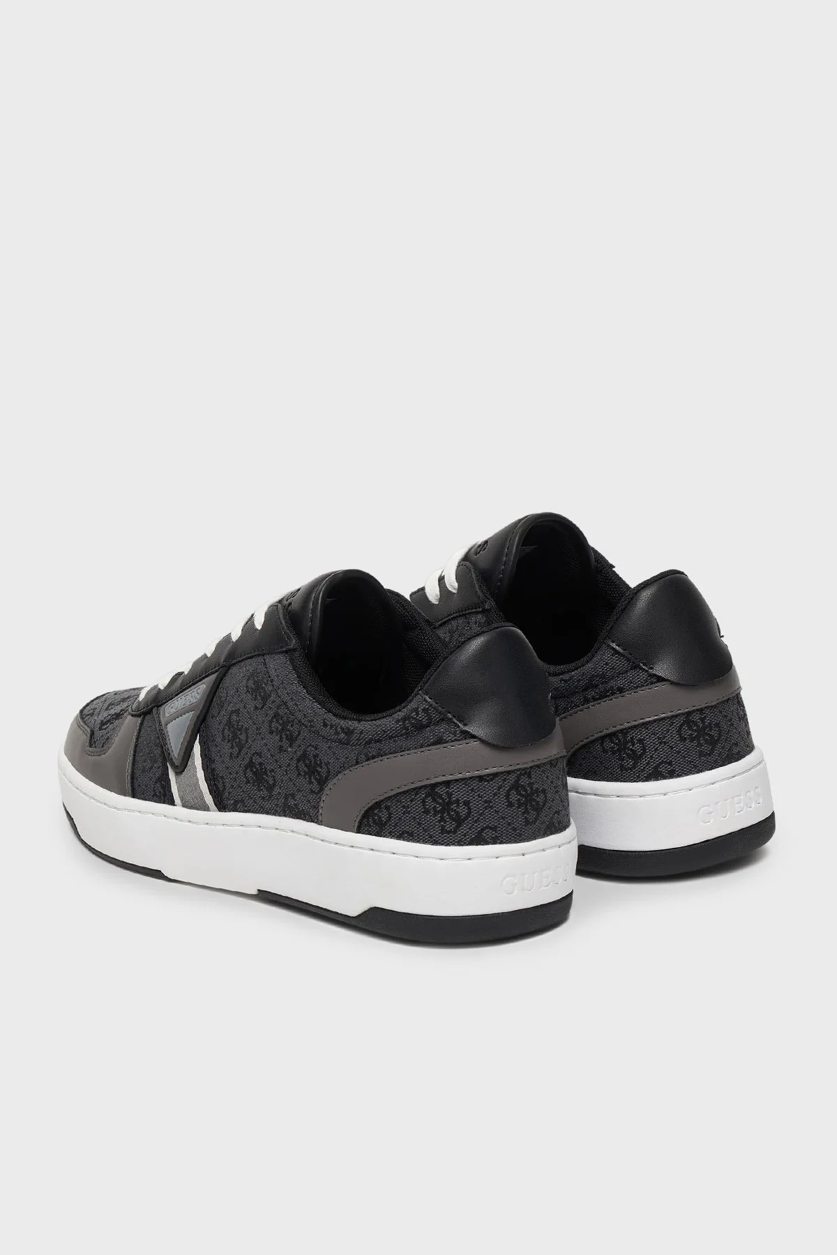 Guess Vincent Logolu Bağcıklı Sneaker FMPVINFAL12 Erkek Ayakkabı FMPVIN FAL12 BLACK SİYAH - 5