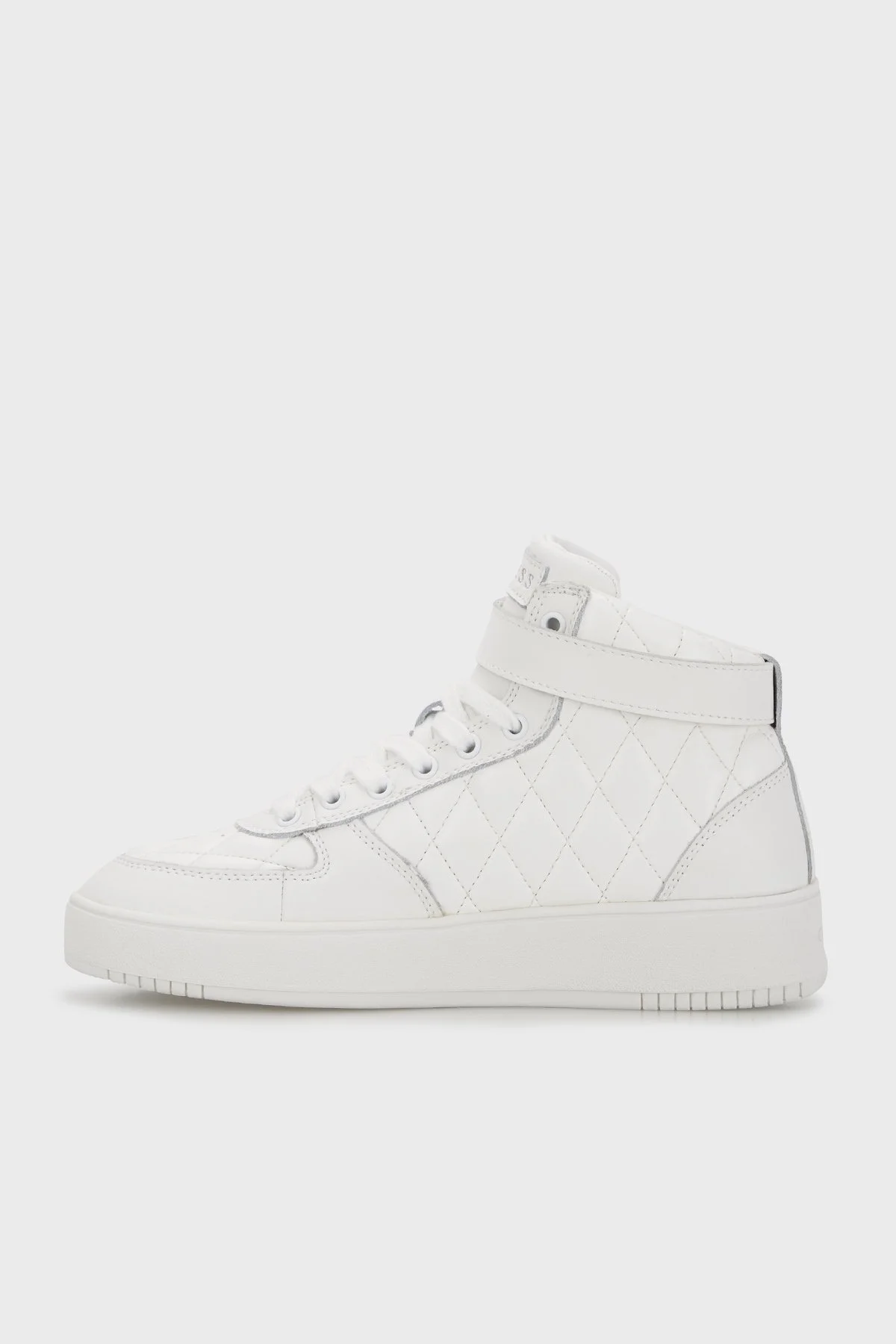 Guess Vyves Cırtlı Bilekli Sneaker Bayan Ayakkabı FL8VYV LEA12 WHITE BEYAZ - 2