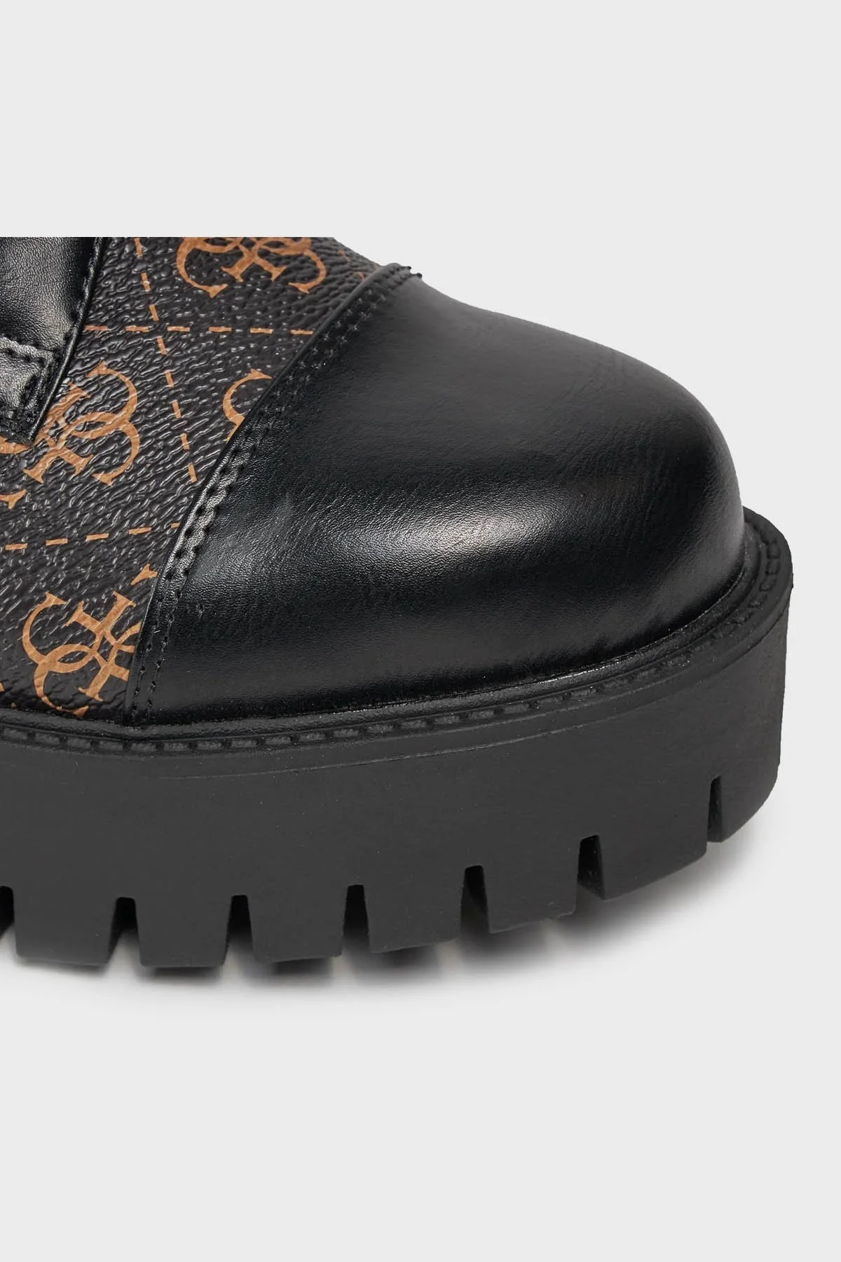 Guess Walkup Fermuarlı Bayan Bot FL8WAP FAL10 BROCR SİYAH-KAHVE - 12