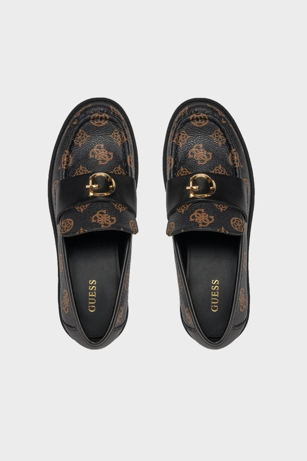 Guess Wanye Makosen Bayan Ayakkabı FL8WYE FAL14 BROCR SİYAH-KAHVE - 6