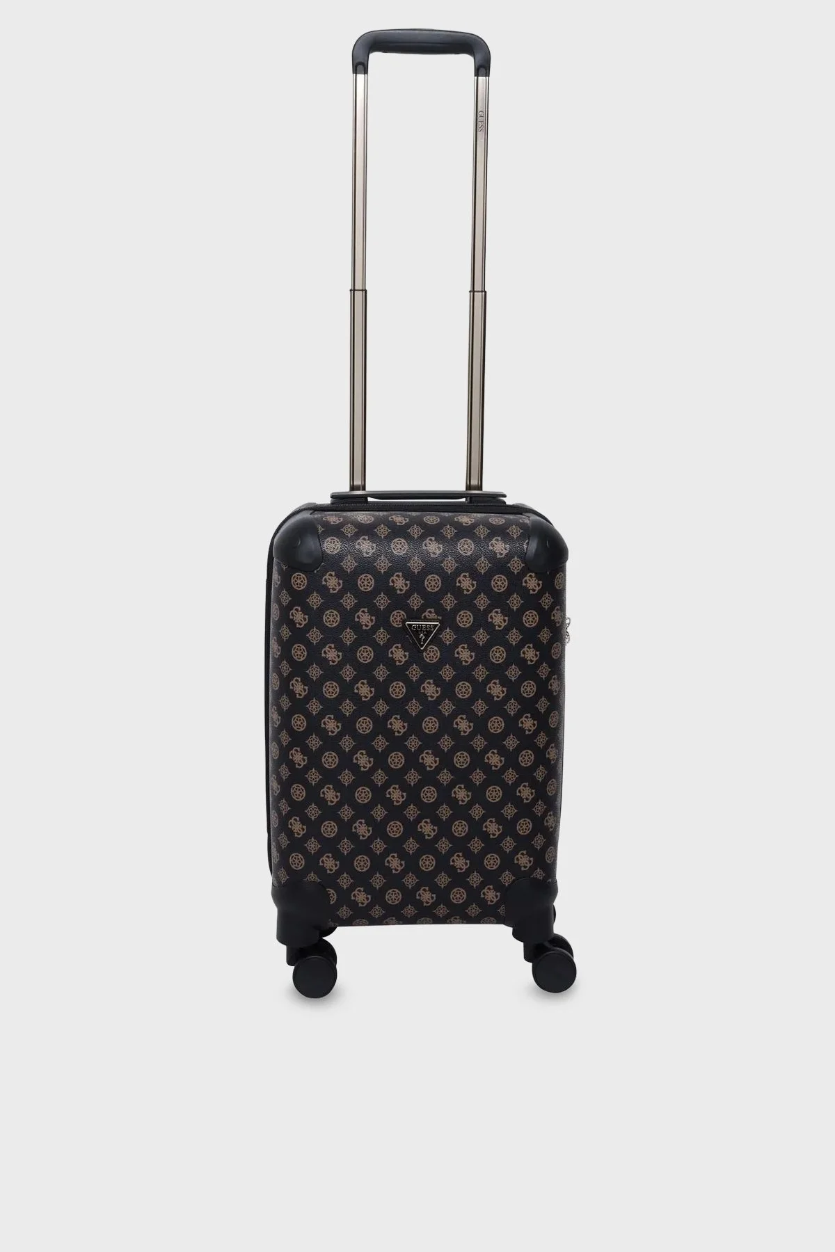 Guess Wilder 4G Logolu Şifreli Fermuarlı TWHP7452983 Bayan Kabin Boy Valiz TWHP74 52983 BRO SİYAH KAHVE - 1