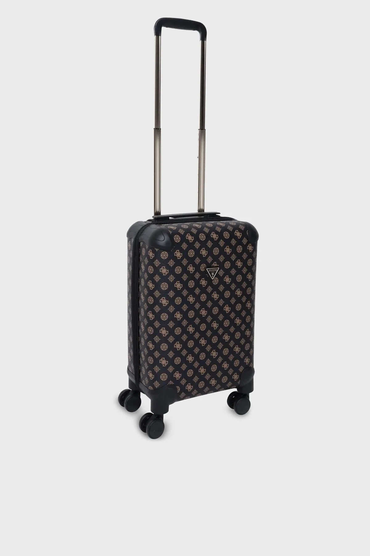 Guess Wilder 4G Logolu Şifreli Fermuarlı TWHP7452983 Bayan Kabin Boy Valiz TWHP74 52983 BRO SİYAH KAHVE - 2