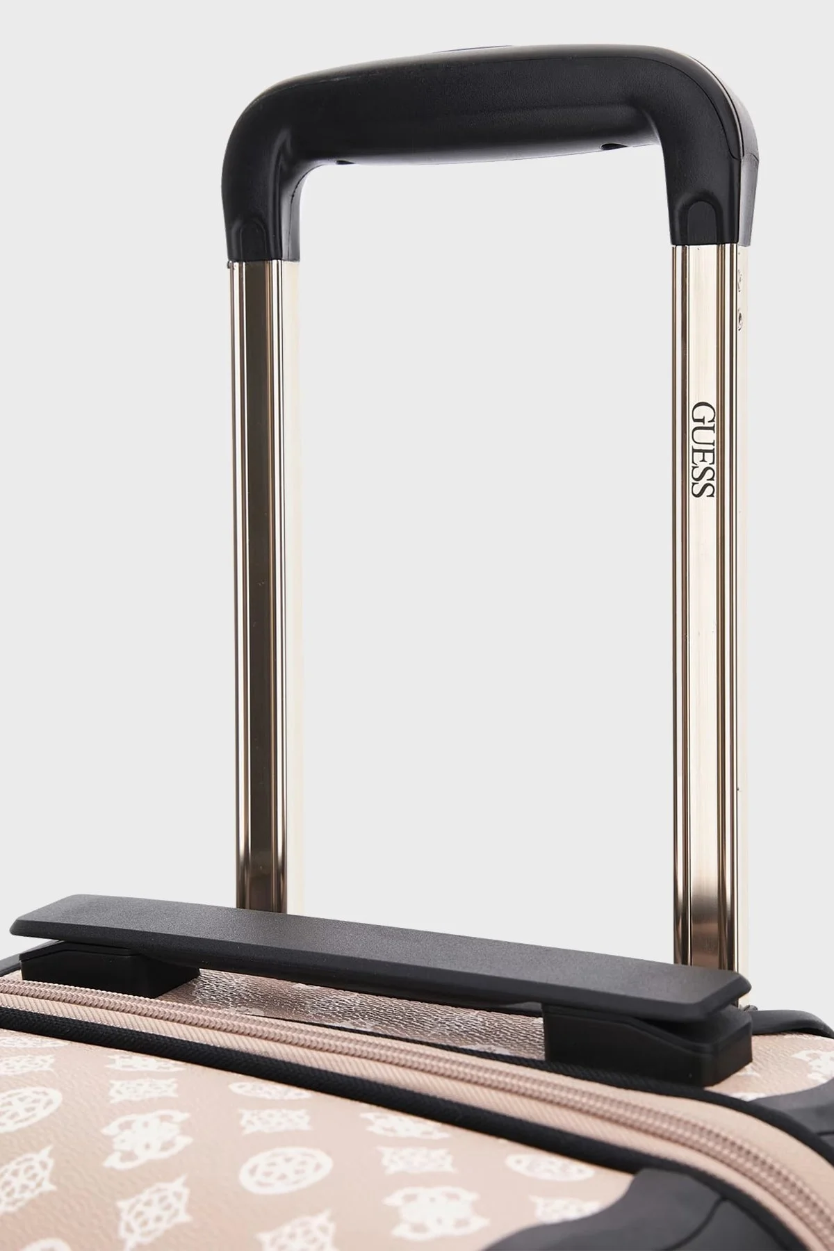 Guess Wilder 4G Peony Logolo Şifreli Fermuarlı Küçük Boy Bayan Valiz TWP74529830 NHM PEMBE - 4